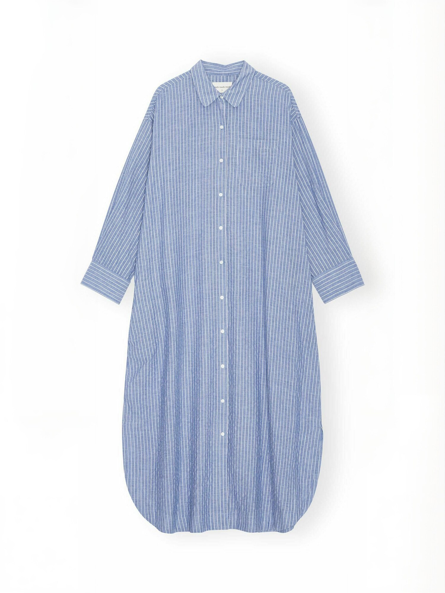 moshi moshi mind Abito camicia 'Ava'  blu chiaro / bianco