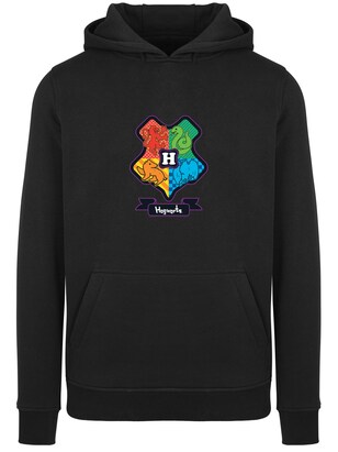 F4NT4STIC Sweatshirt ‘Harry Potter Hogwarts Junior Crest’ Gemengde kleuren / Zwart