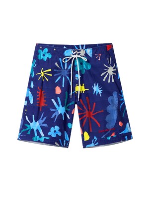 Desigual Zwemshorts Navy / Gemengde kleuren