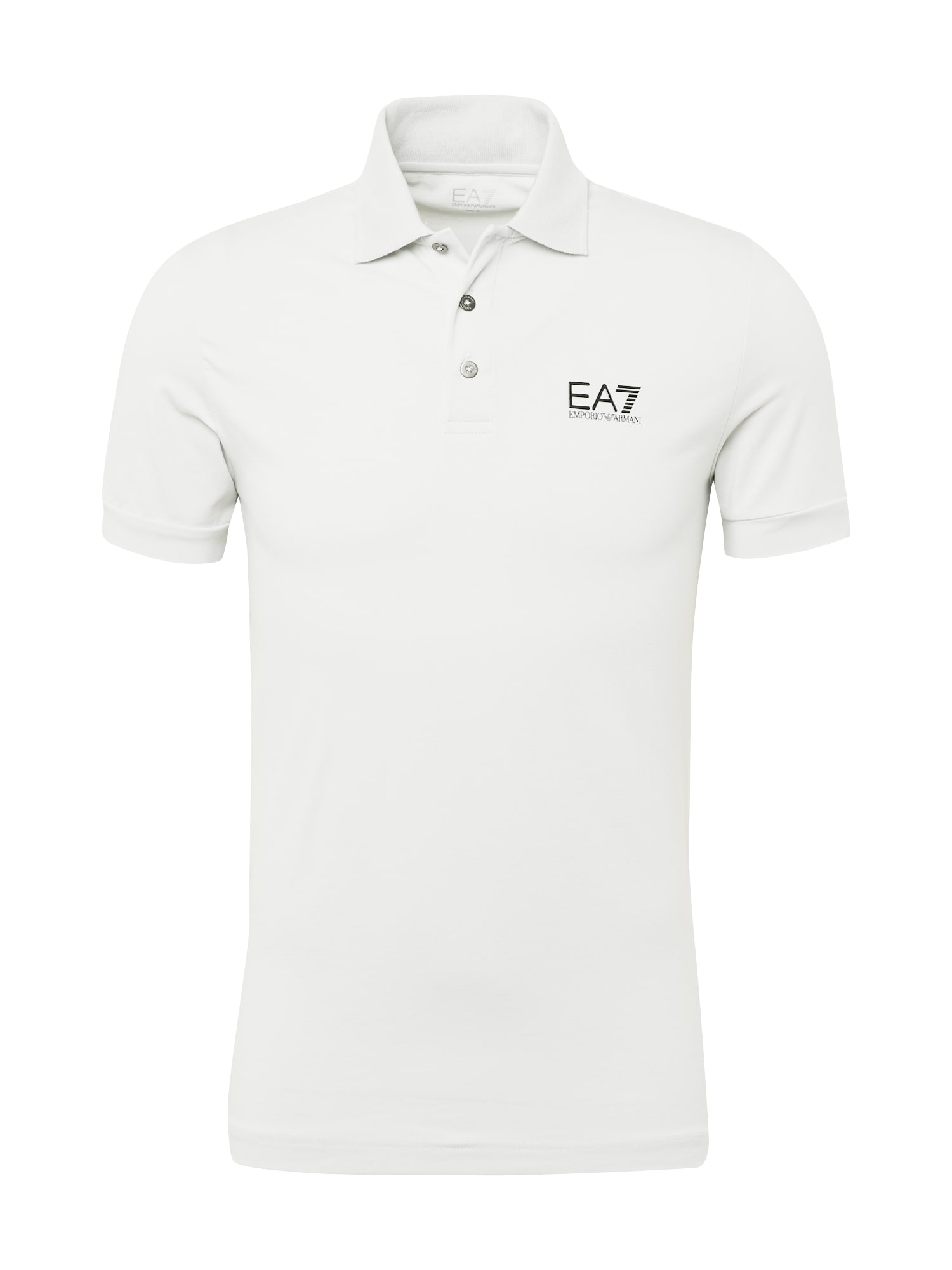 EA7 Emporio Armani Тениска  светлосиво / черно