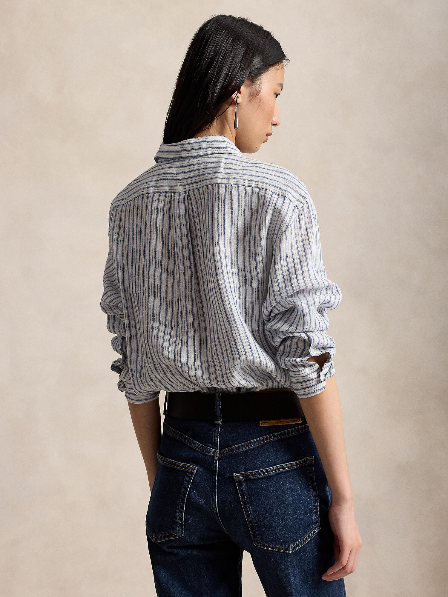 Polo Ralph Lauren Blusa azul oscuro / blanco – imagen 7