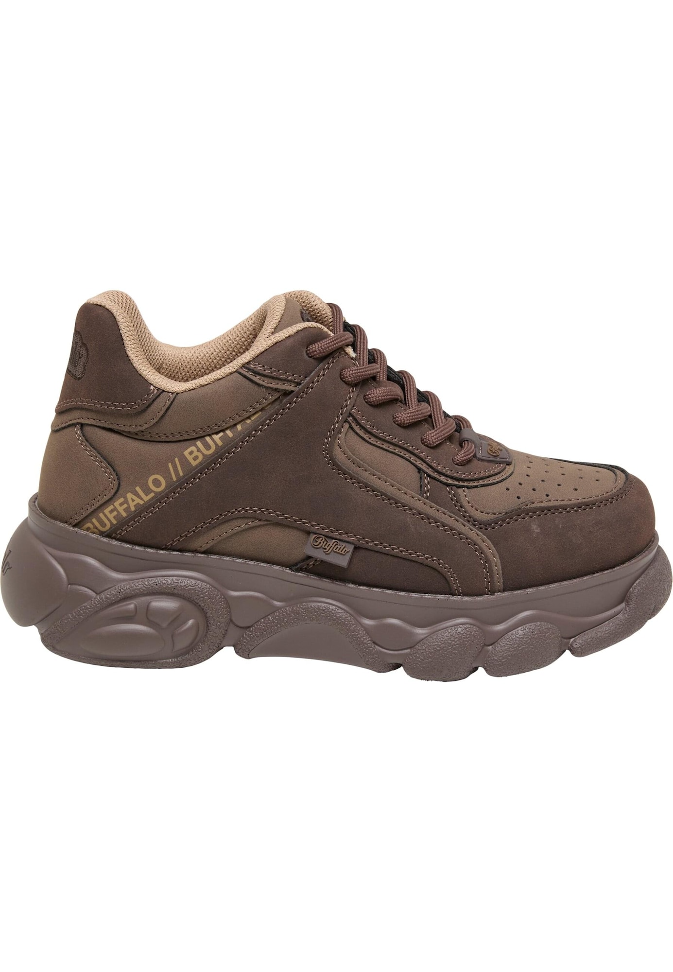 BUFFALO Zapatillas deportivas bajas 'Cld Echo' brocado / capuchino / marrón oscuro