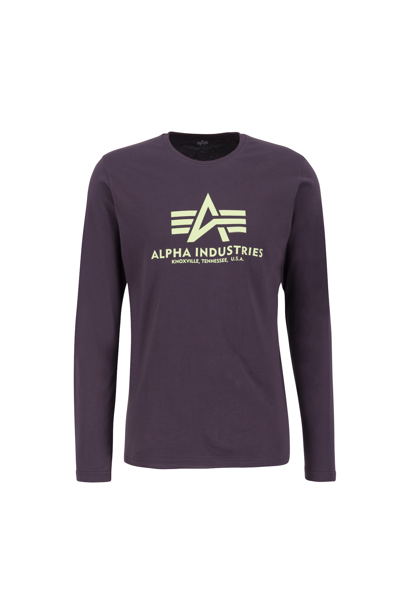 ALPHA INDUSTRIES Póló zöld / lila akciós termékkép 1