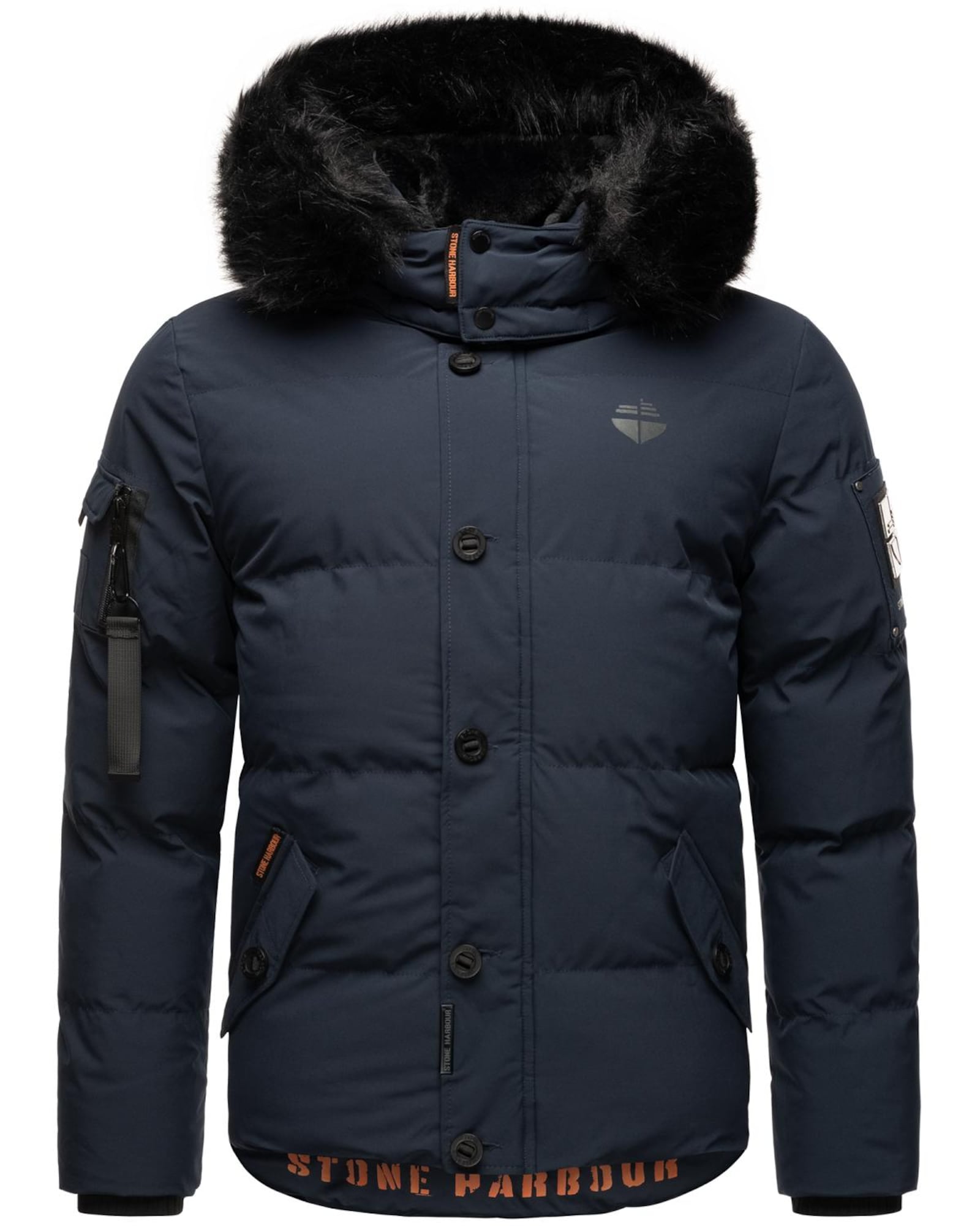 STONE HARBOUR Casaco de inverno 'Halvaar'  navy