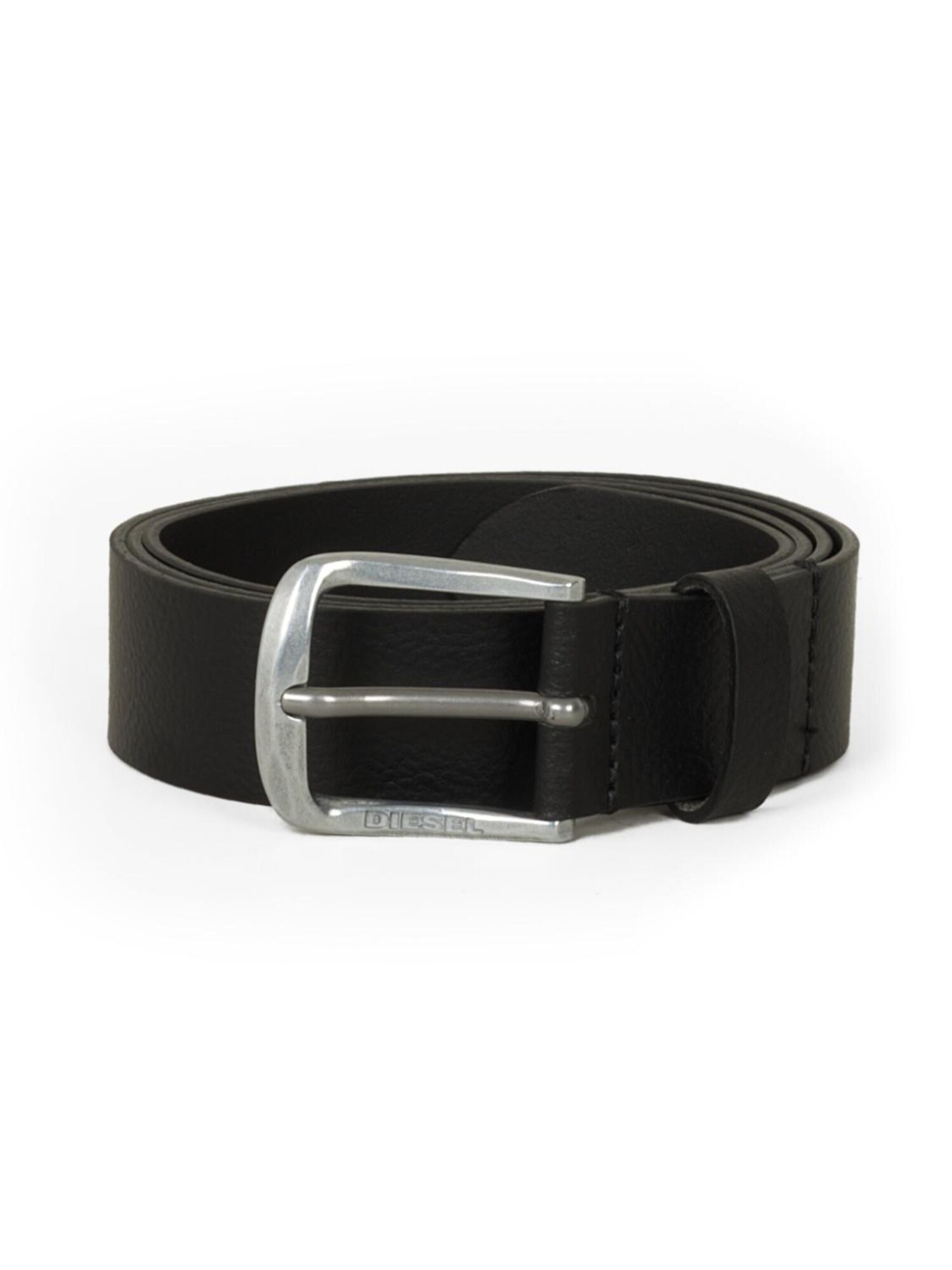 DIESEL Curea LOGO B-BASIC LEATHER BELT negru amestecat