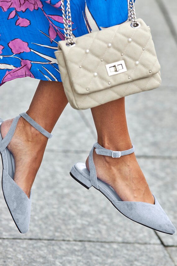 LASCANA, Baleríny s řemínky, modrá, obrázek 5 z 7