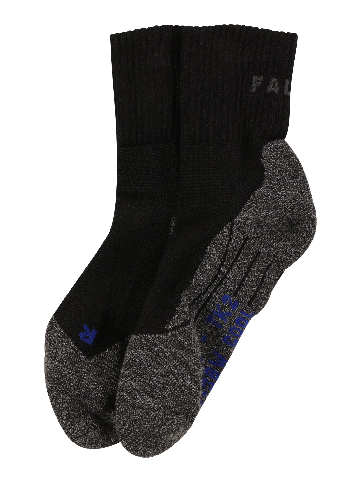 FALKE Șosete sport gri / negru