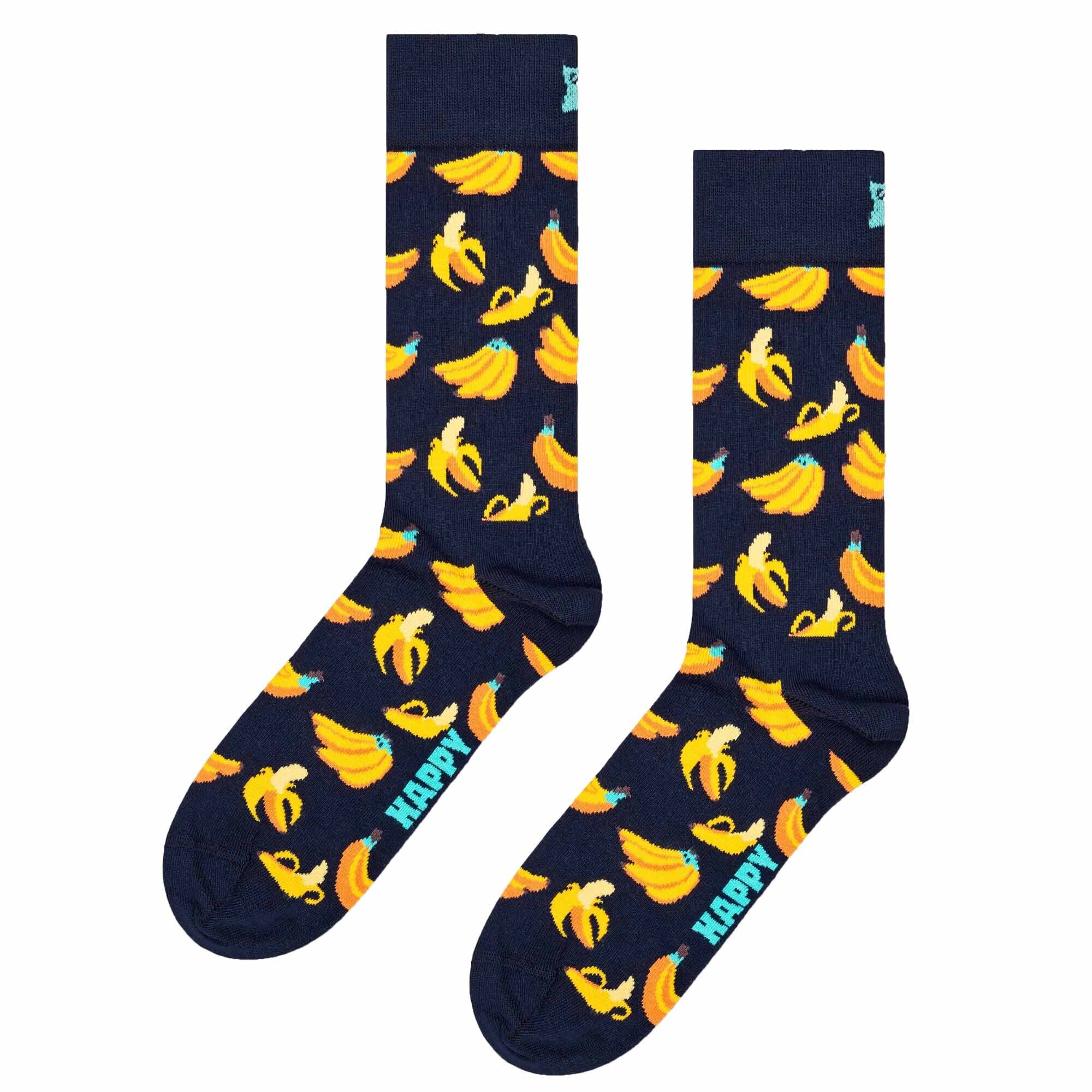 Happy Socks Zokni 'Classic Banana'  tengerészkék / sárga / zöld / piros termék 2. képe