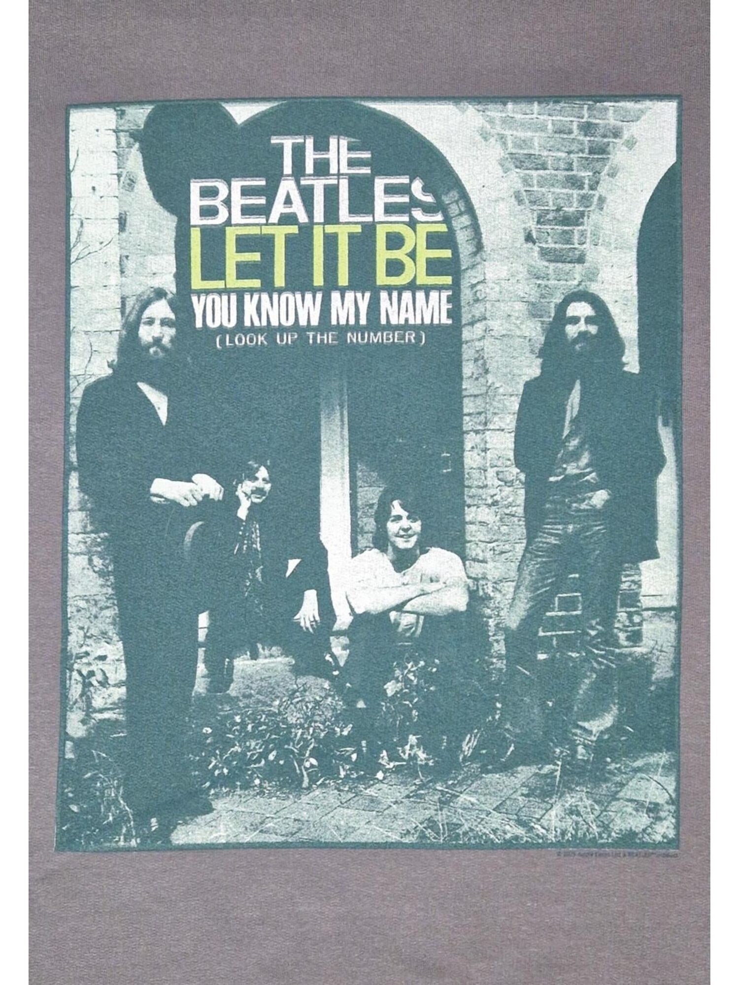 The Beatles Sudadera 'Beatles Let It Be (You Know My Name)   Sweatshirt Sweatshirt'  gris – imagen 3