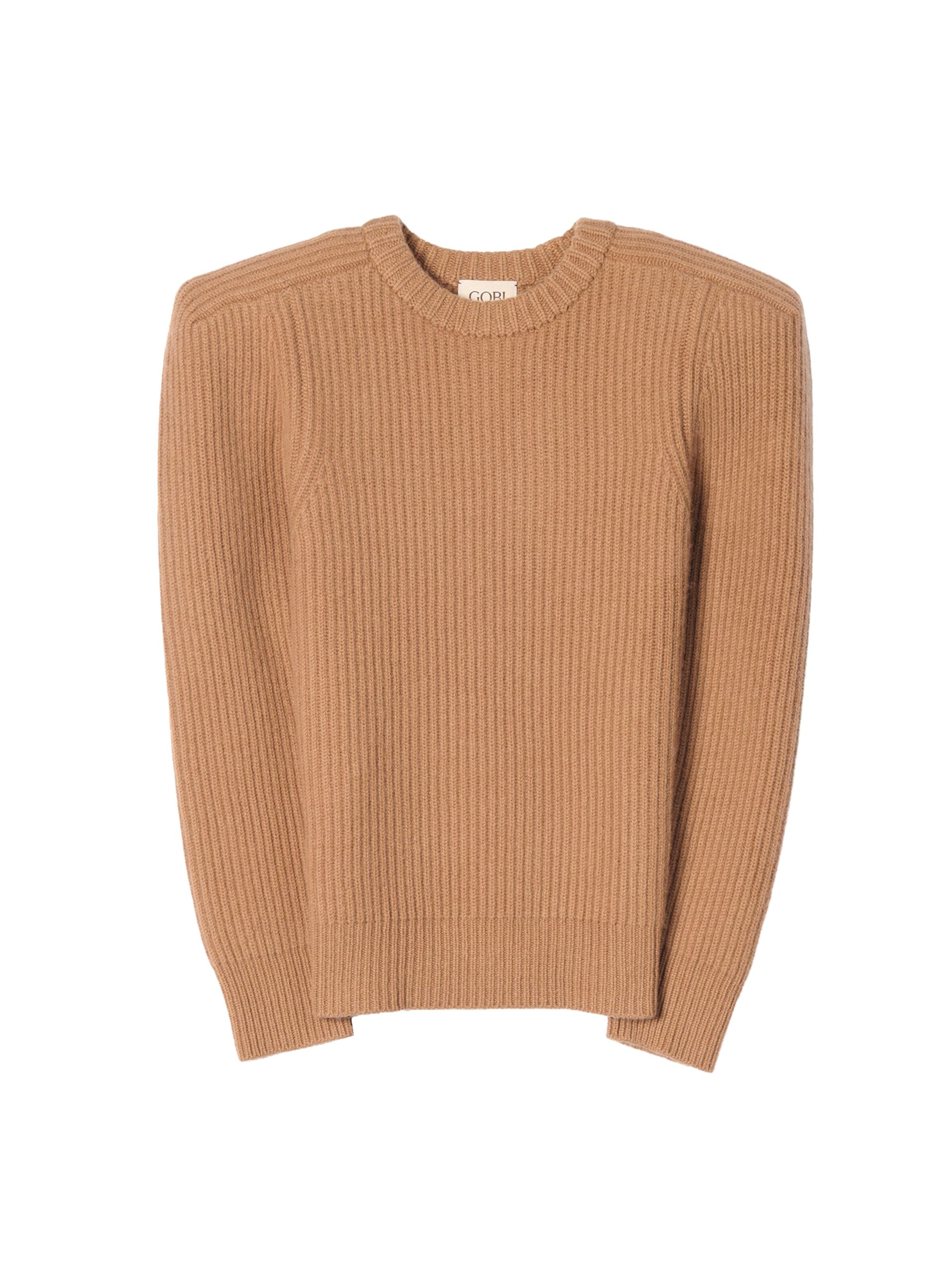 GOBI Cashmere Tröja 'Sculpted-Shoulder Cashmere Sweater' dam
