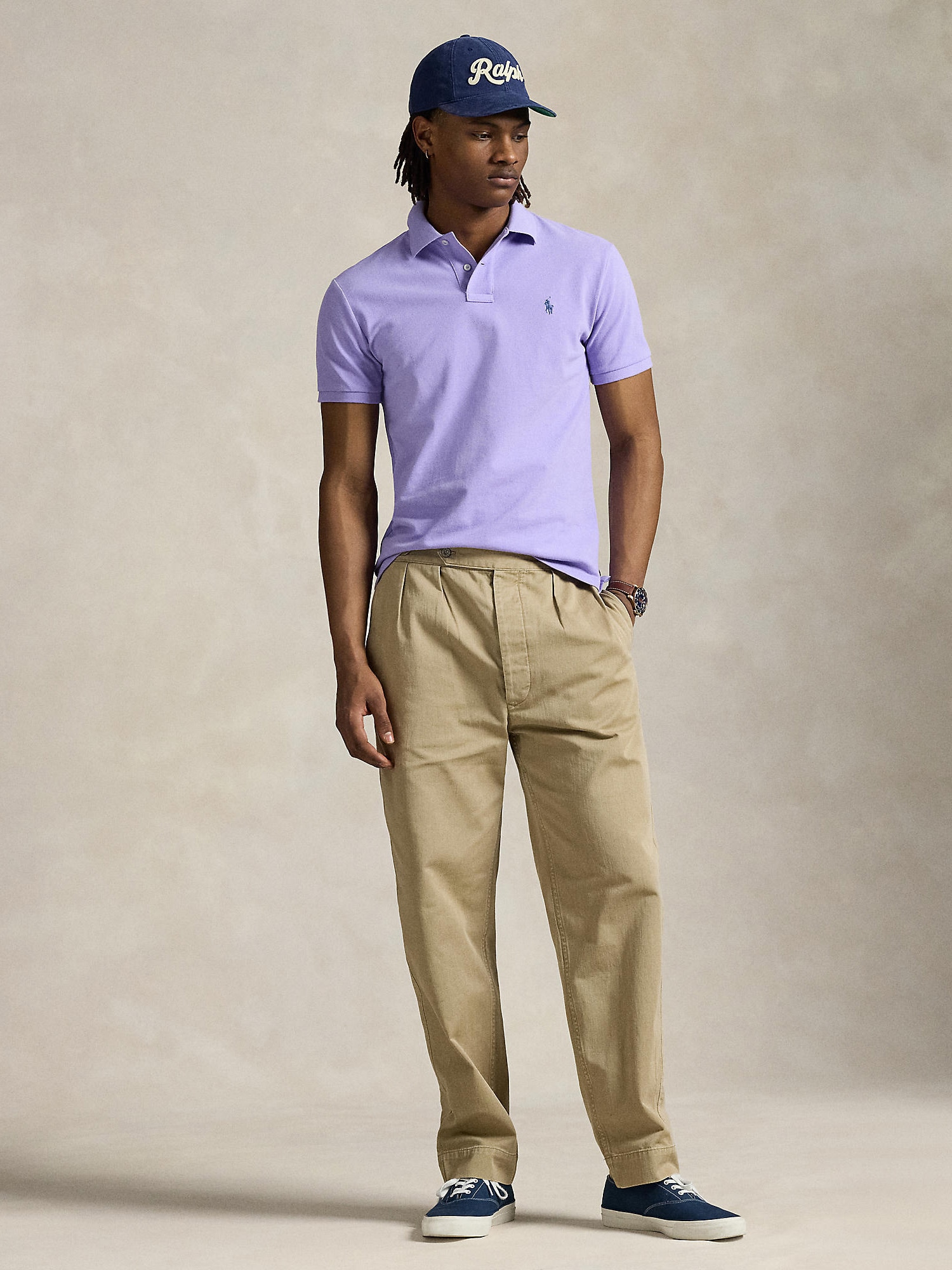 Polo Ralph Lauren Tričko levanduľová (obrázok 4)