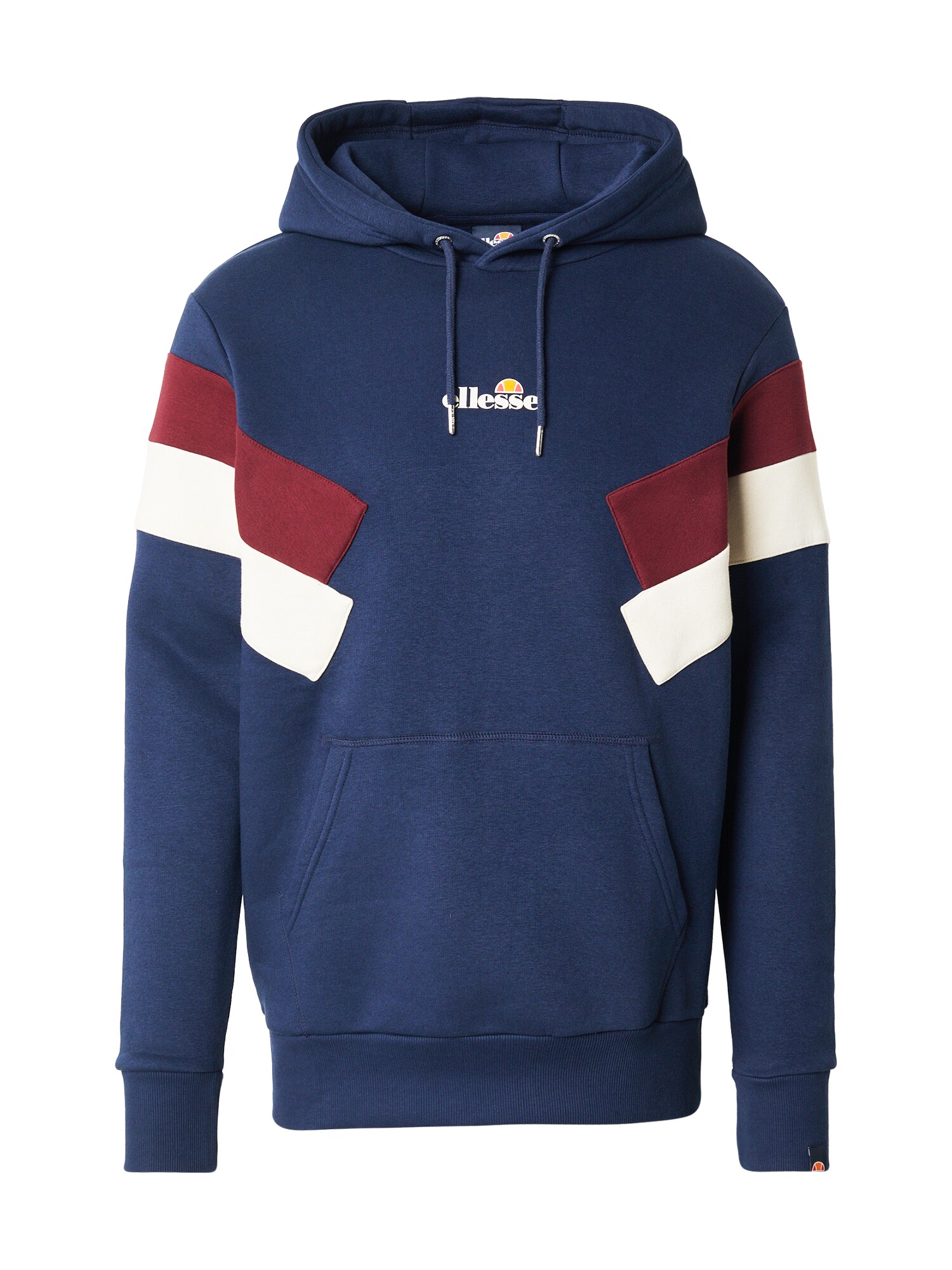 ELLESSE Bluză de molton Sallas  albastru marin / roșu / alb