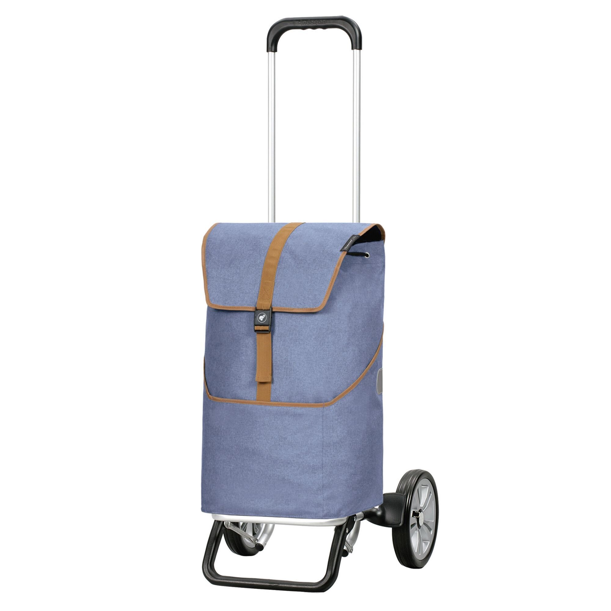 Andersen Shopper 'Alu Star' Camel / Smoky Blue