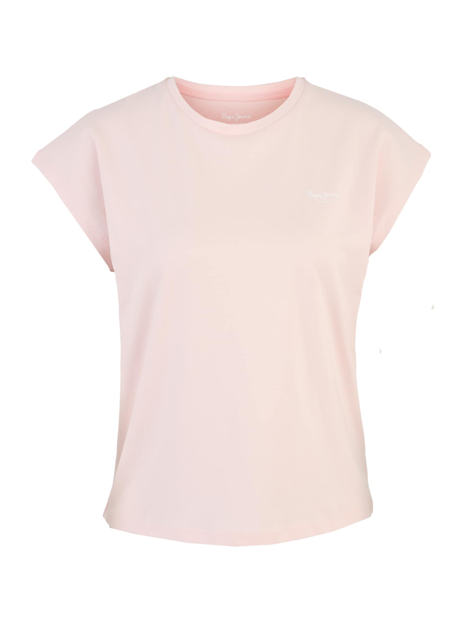 Pepe Jeans Tricou 'BLOOM'  roz / alb