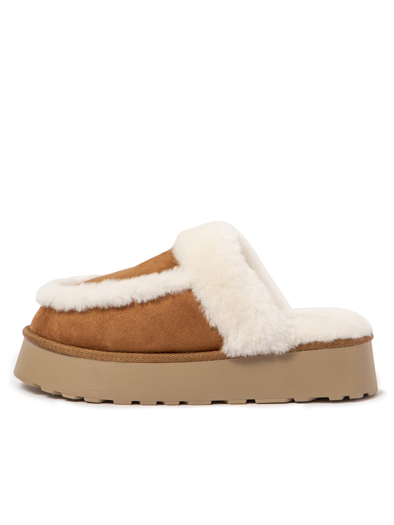 Nuvola. Zapatillas de casa 'Alaska'  marrón castaño