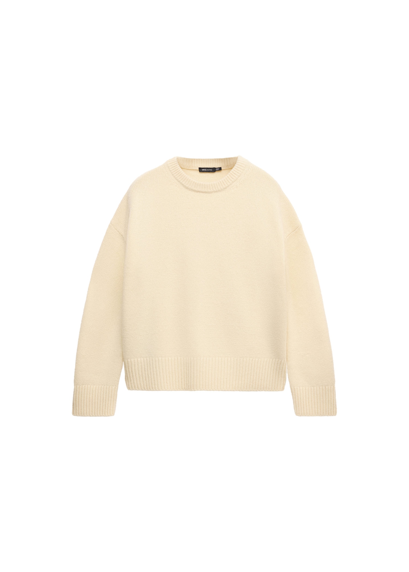MANGO Pulover GRISUC galben pastel