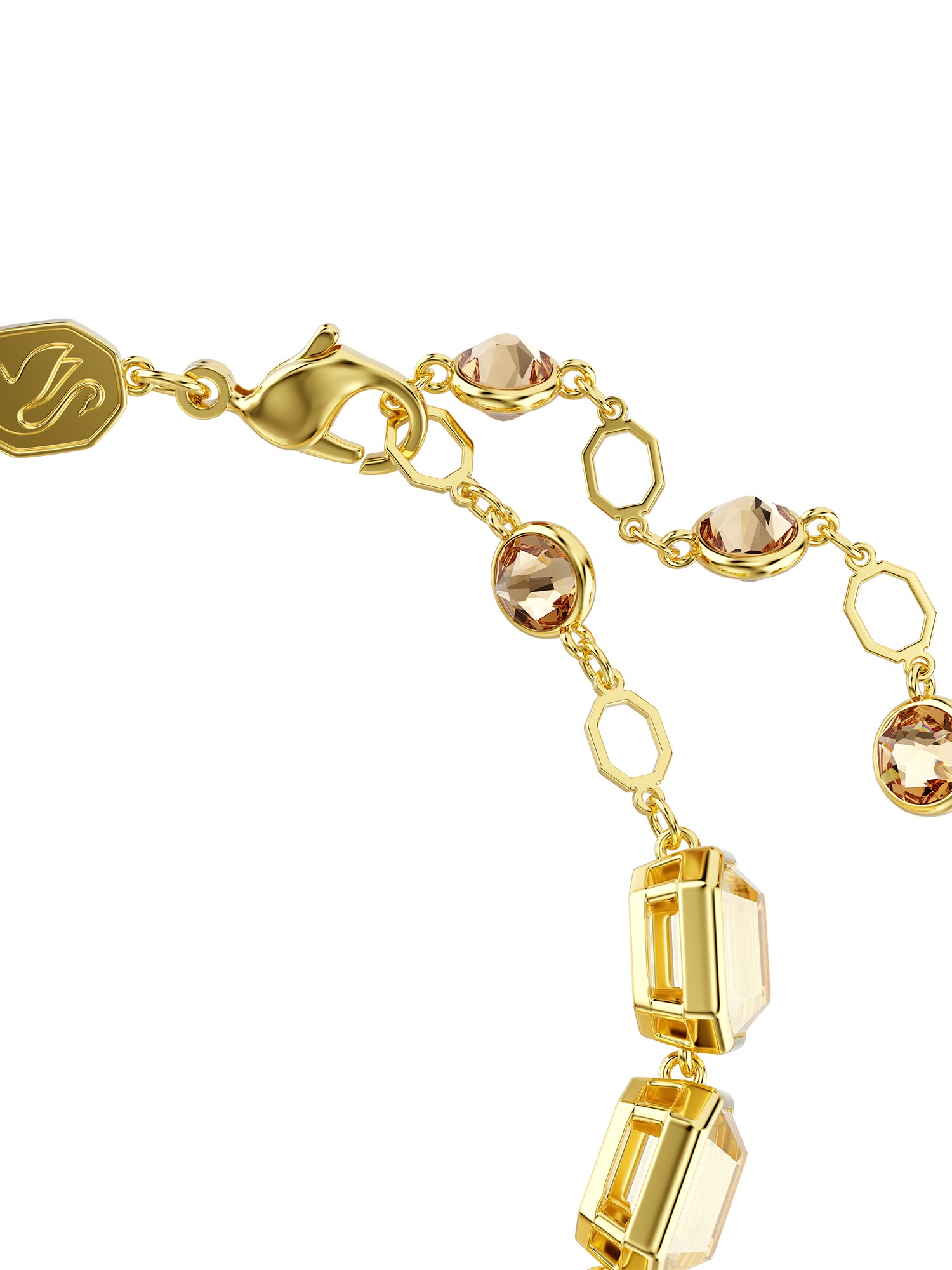 Swarovski Karkötő  méz / világos sárga / arany termék 2. képe