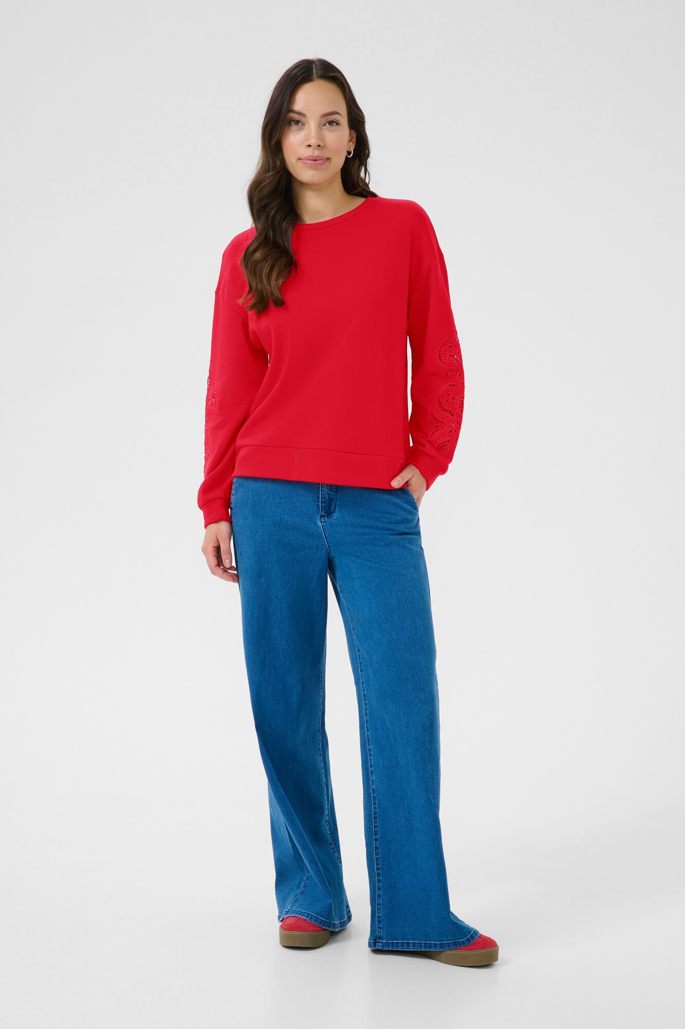 Thumbnail - Cream Sweatshirt Josie