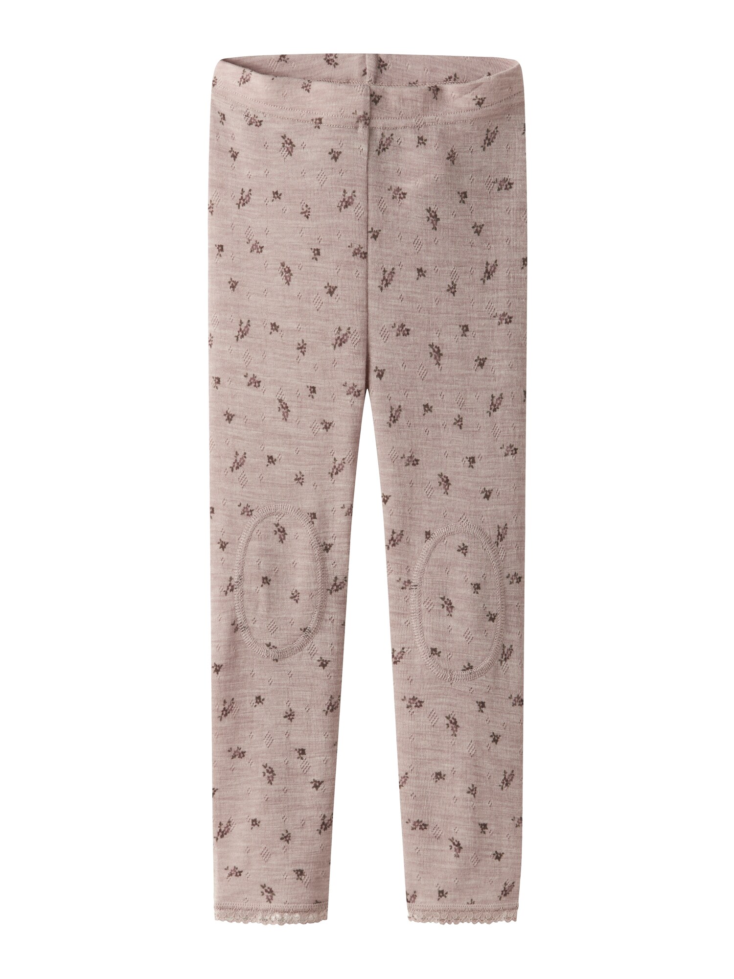 NAME IT Leggings 'NMFWang'  taupe / olíva / padlizsán akciós termékkép 1