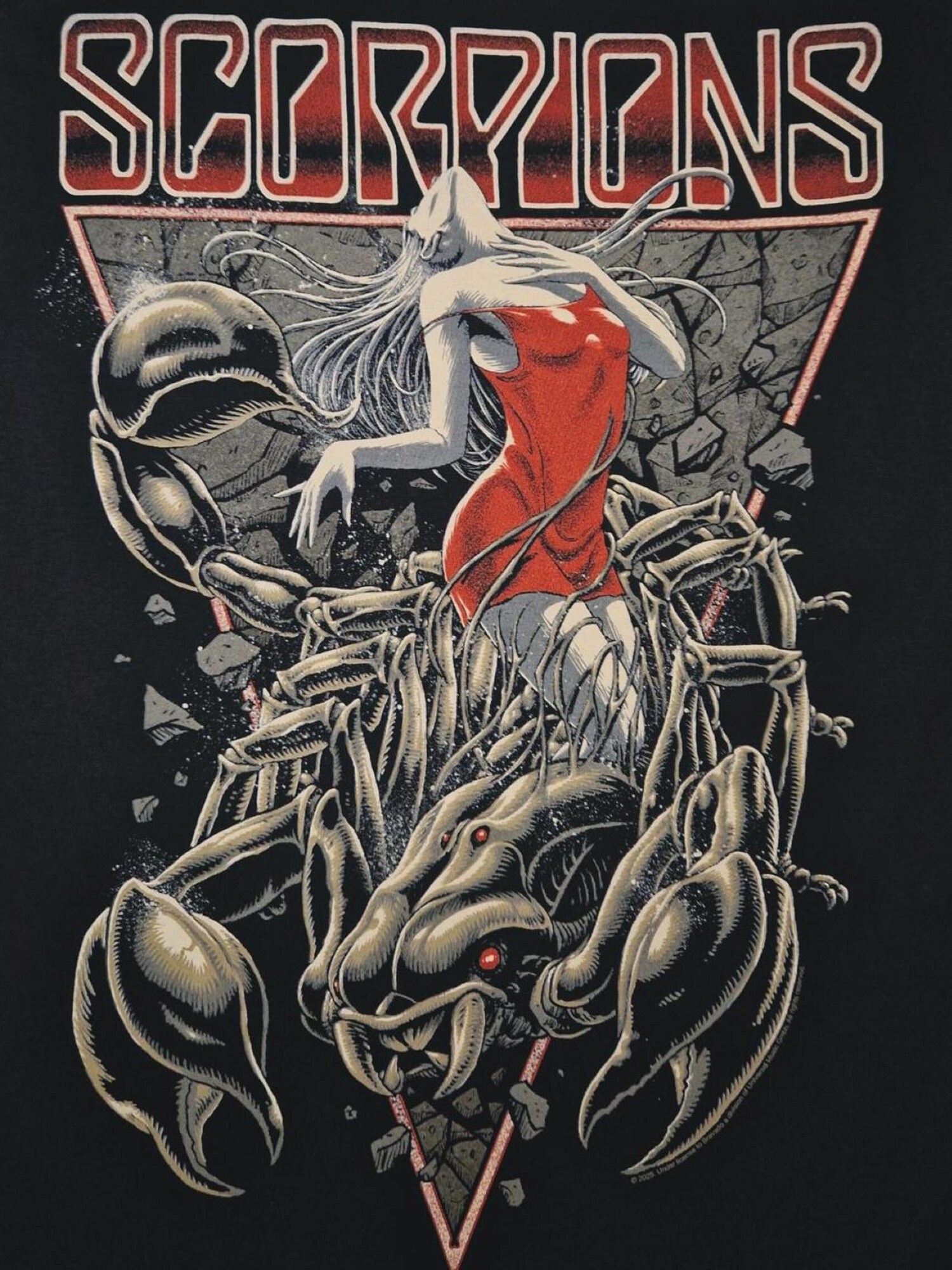 Scorpions Camiseta 'Scorpions Hurricane T-Shirt'  negro – imagen 4