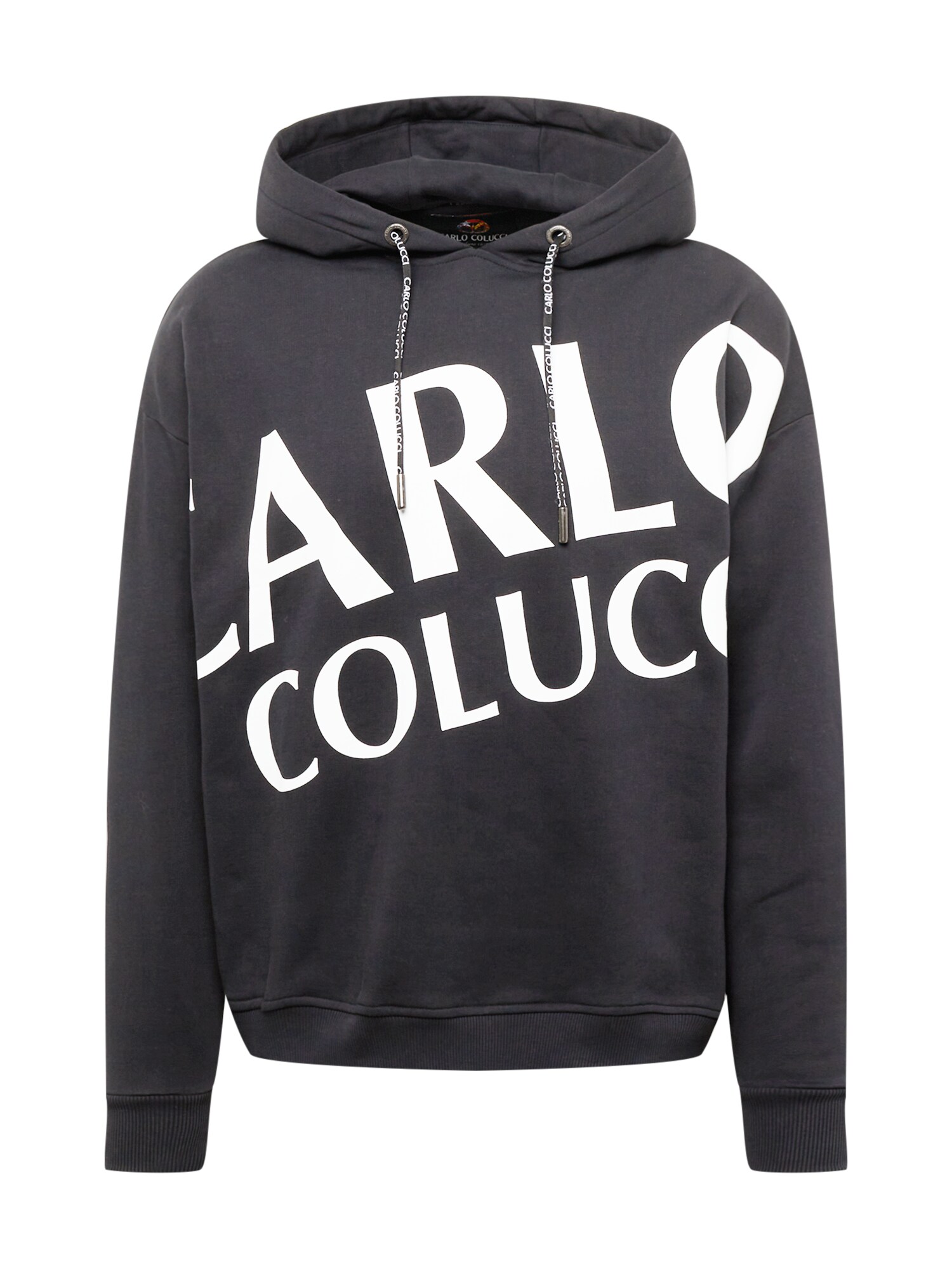 Carlo Colucci Sweatshirt 'Davoodi'  preto / branco