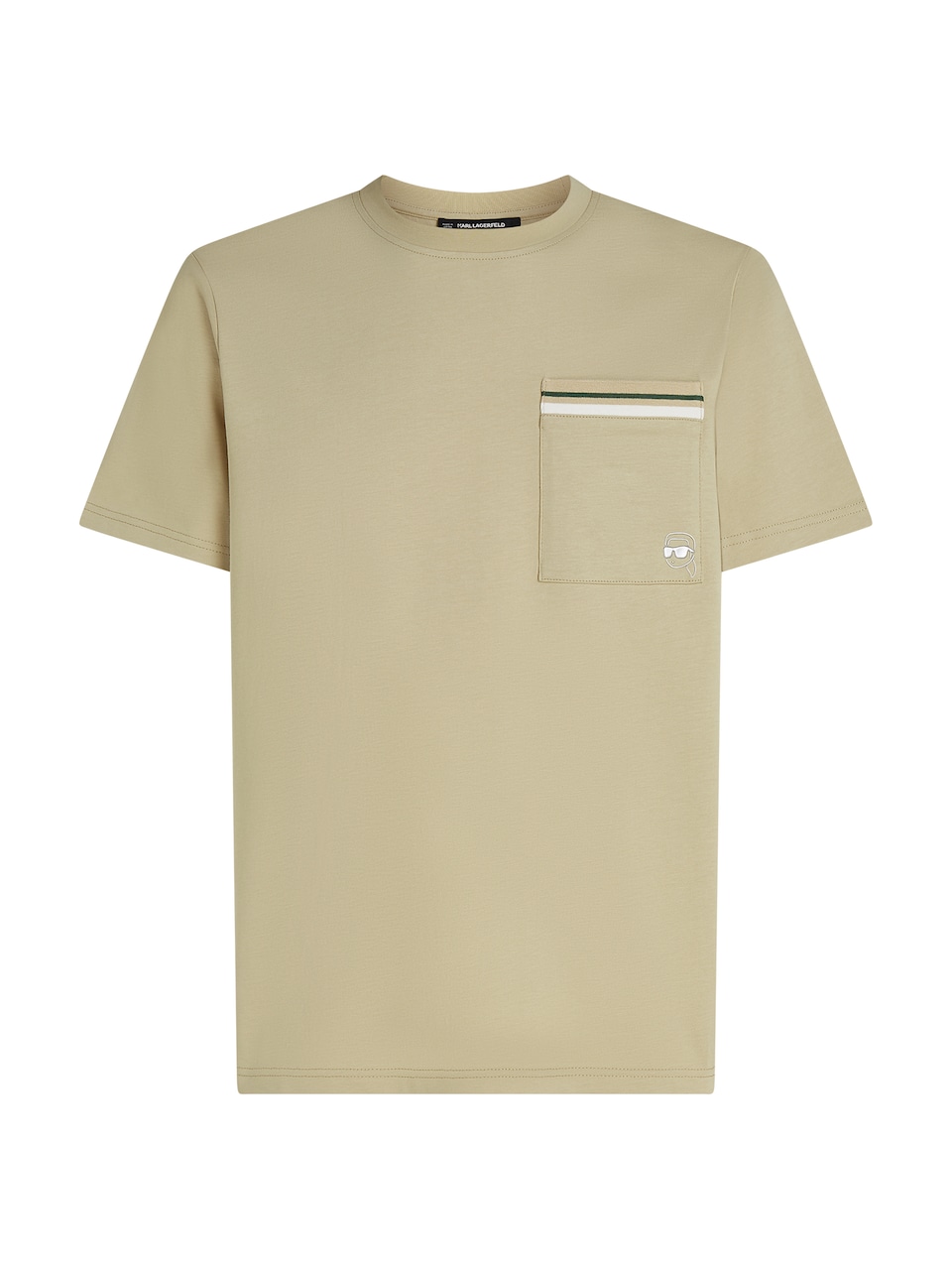 T-shirt sand / mörkgrön