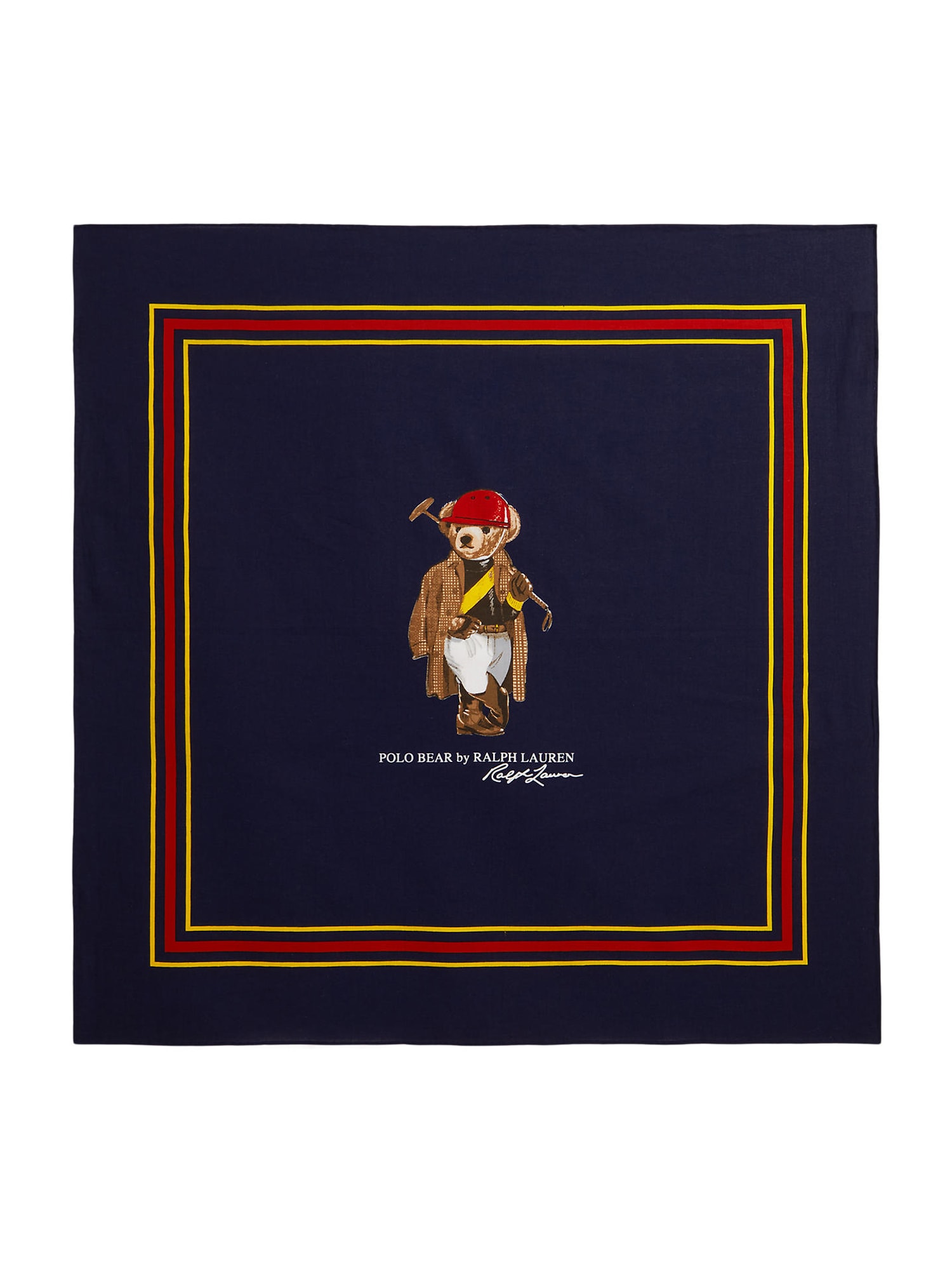 Polo Ralph Lauren Batistă  bleumarin / maro / galben / roșu