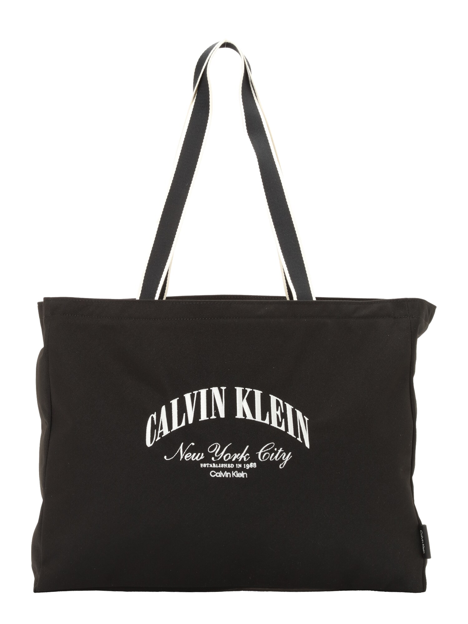 Calvin Klein Plase de cumpărături  negru / alb