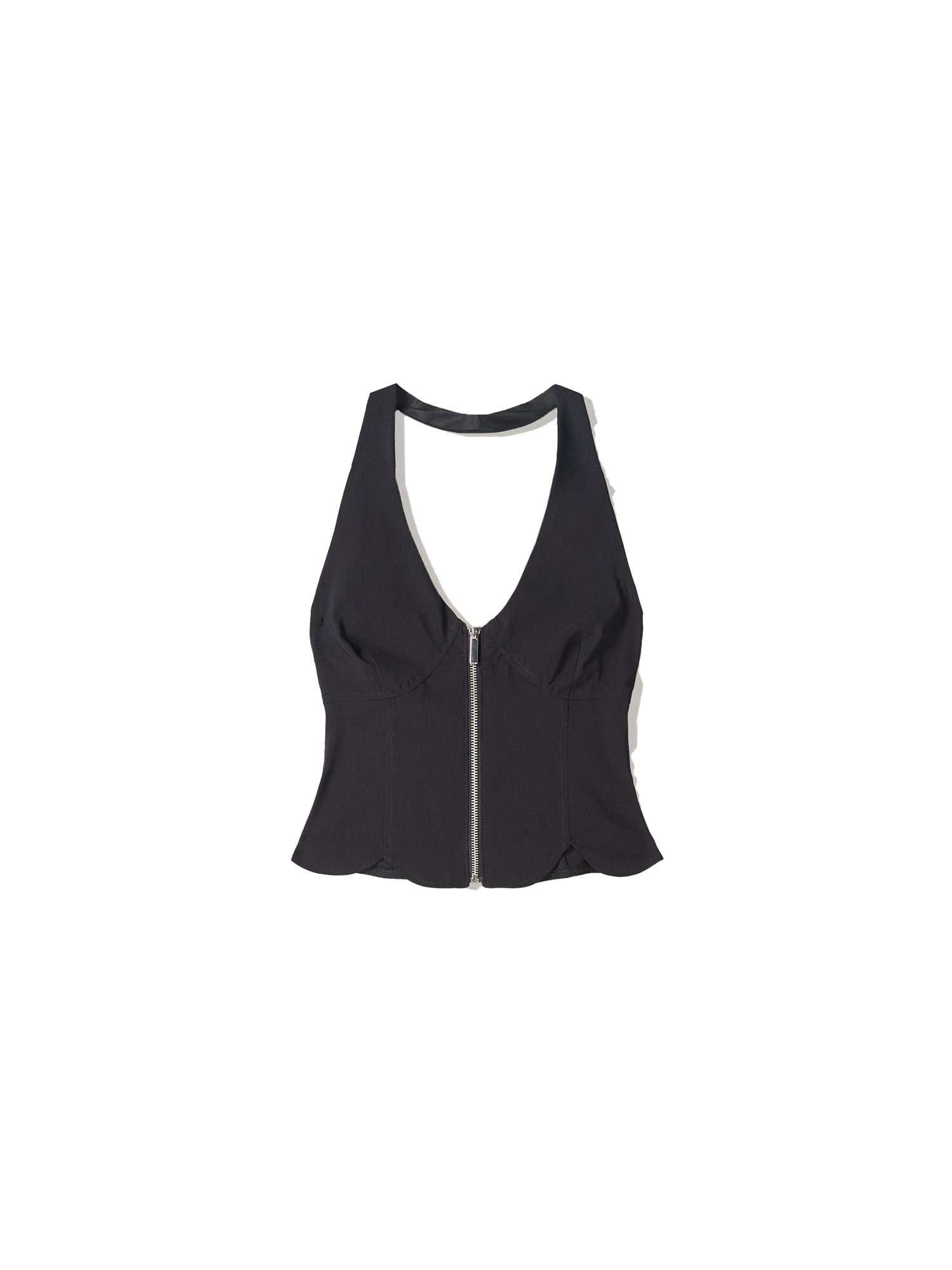 Bershka Top  negru