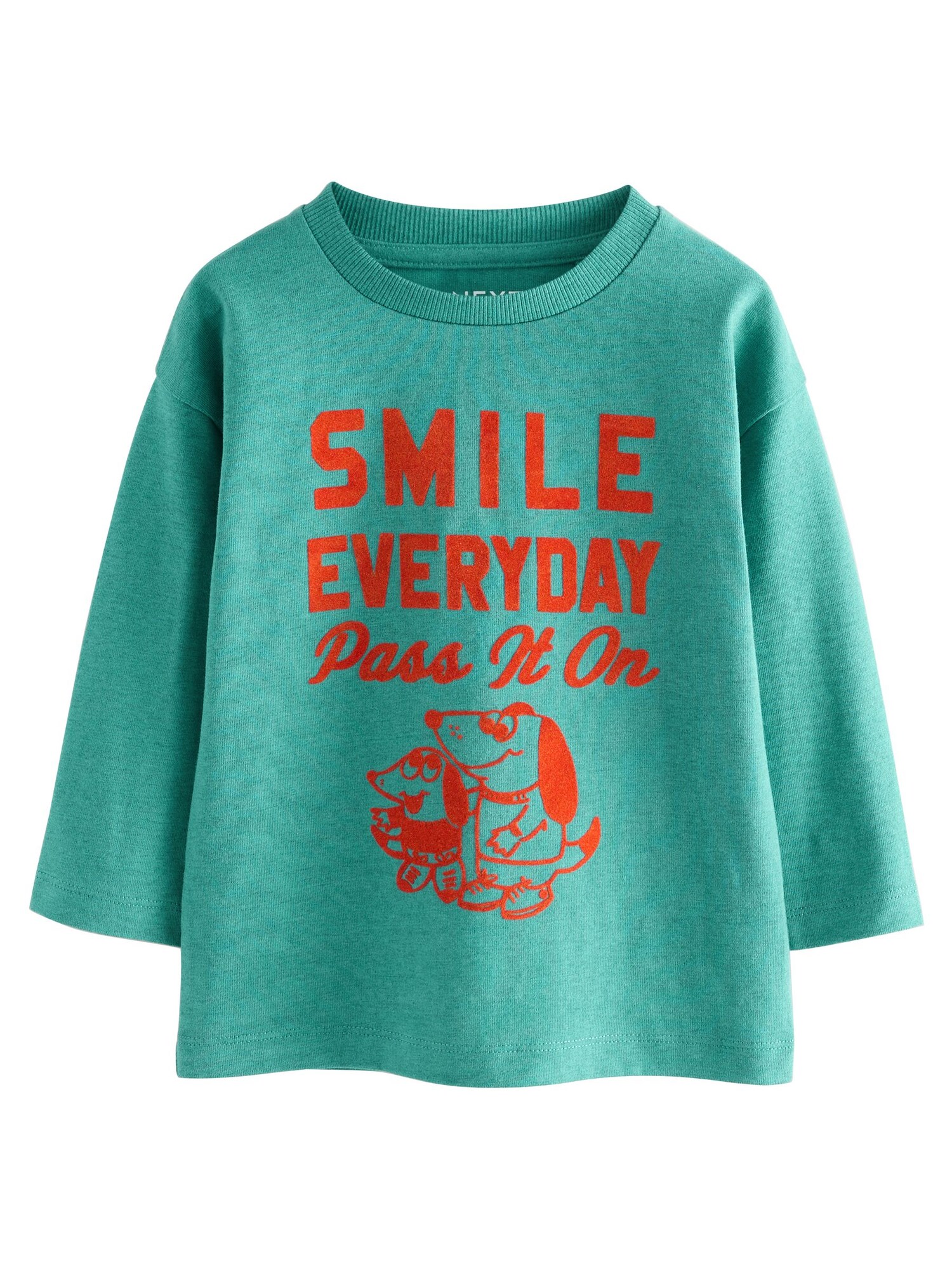 Next Tricou  cyan / roșu