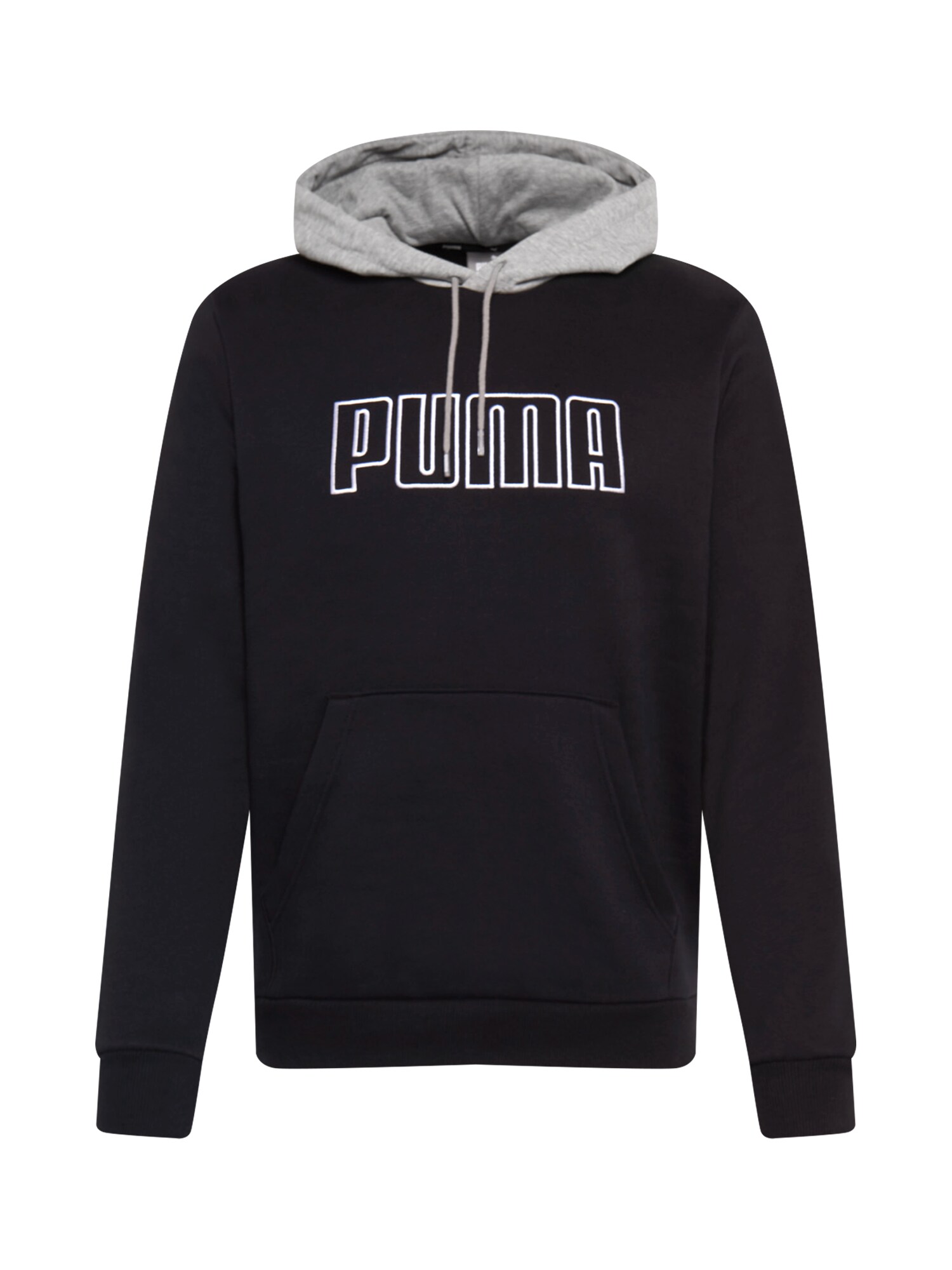 PUMA Sportinio tipo megztinis  juoda / pilka / balta