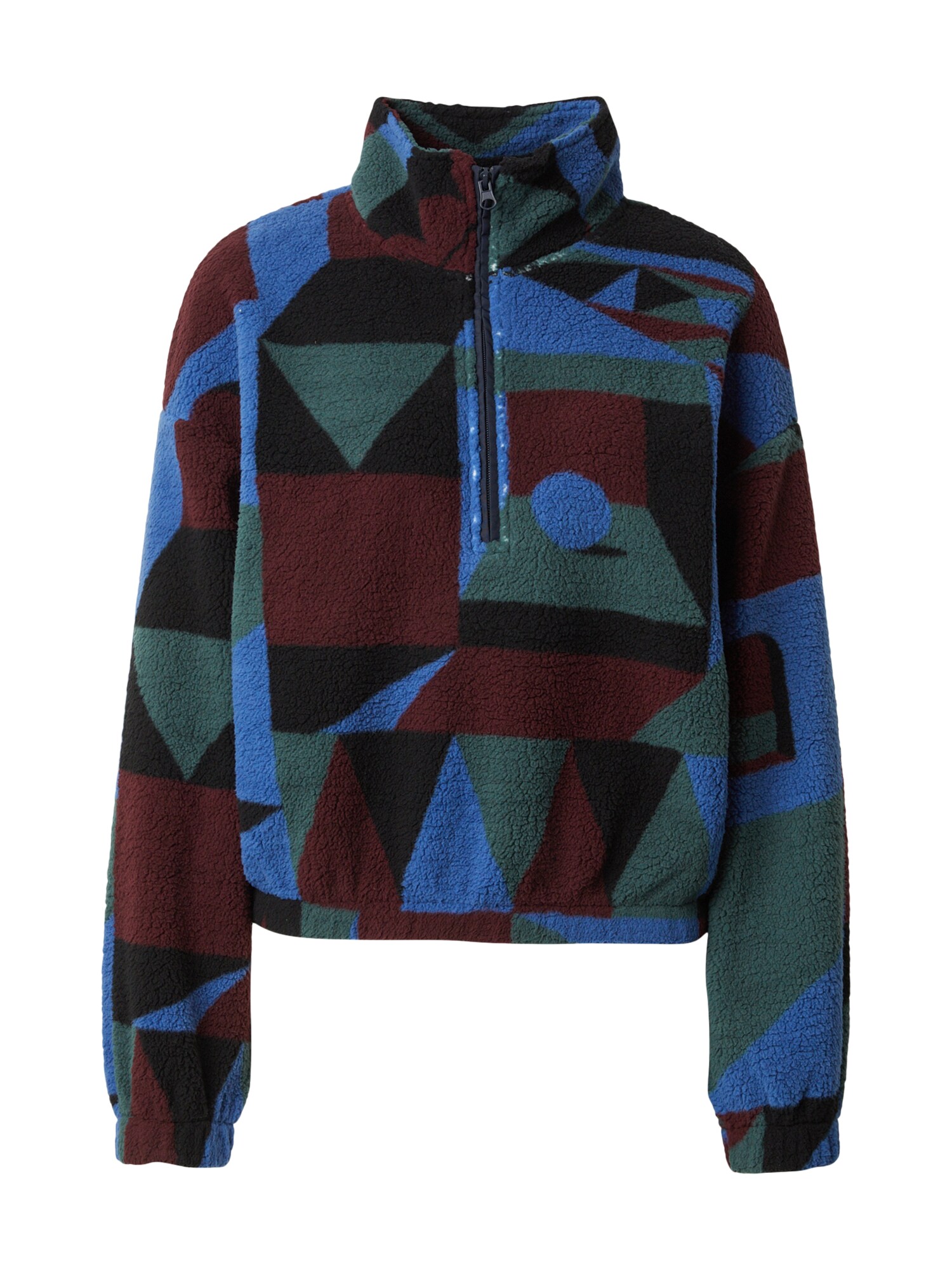 Iriedaily Pulover Arkta albastru regal / maro / verde stuf / negru