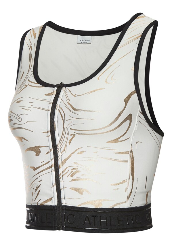 LASCANA ACTIVE, Sport top, fehér, 3 kép a 4 közül