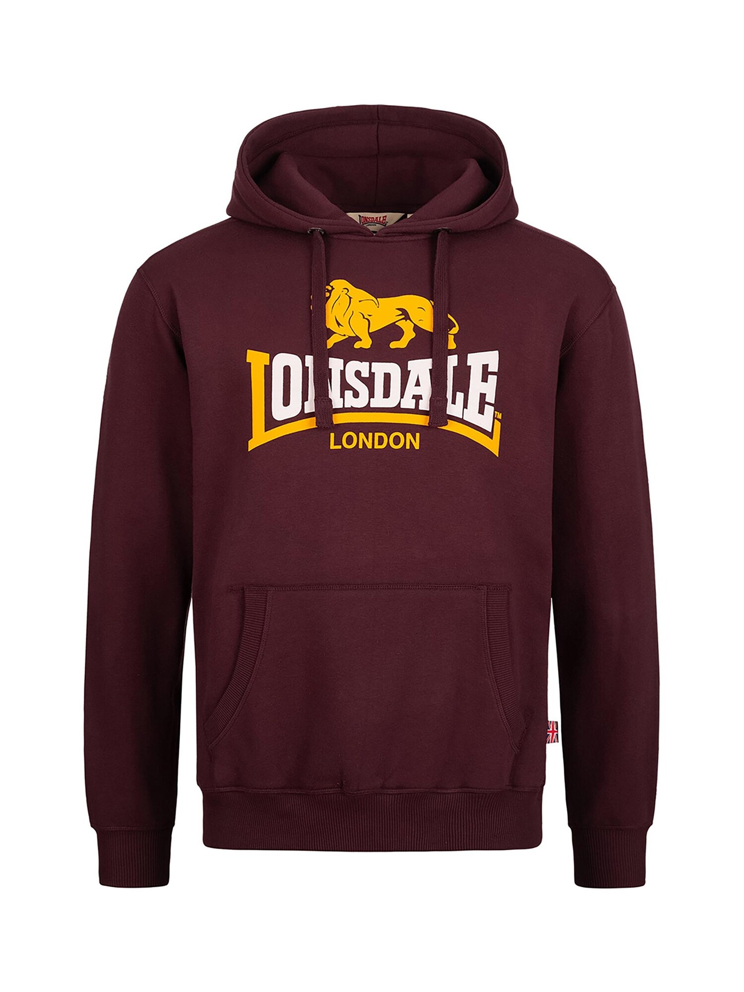 Lonsdale Sweatshirt 'Thurning' Bourgogne