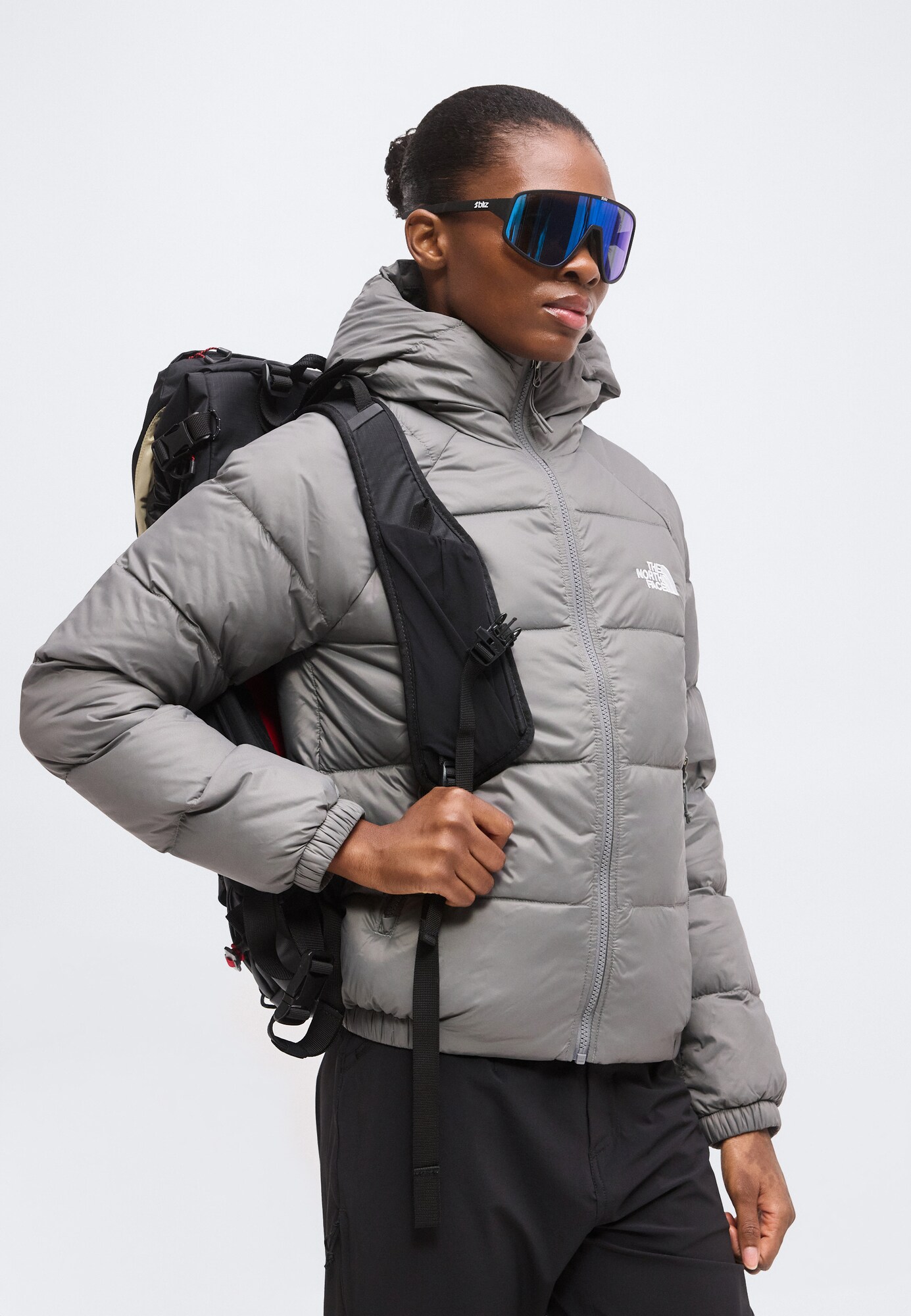 THE NORTH FACE Chaqueta de montaña 'HYDRENALITE'  gris claro – imagen 4