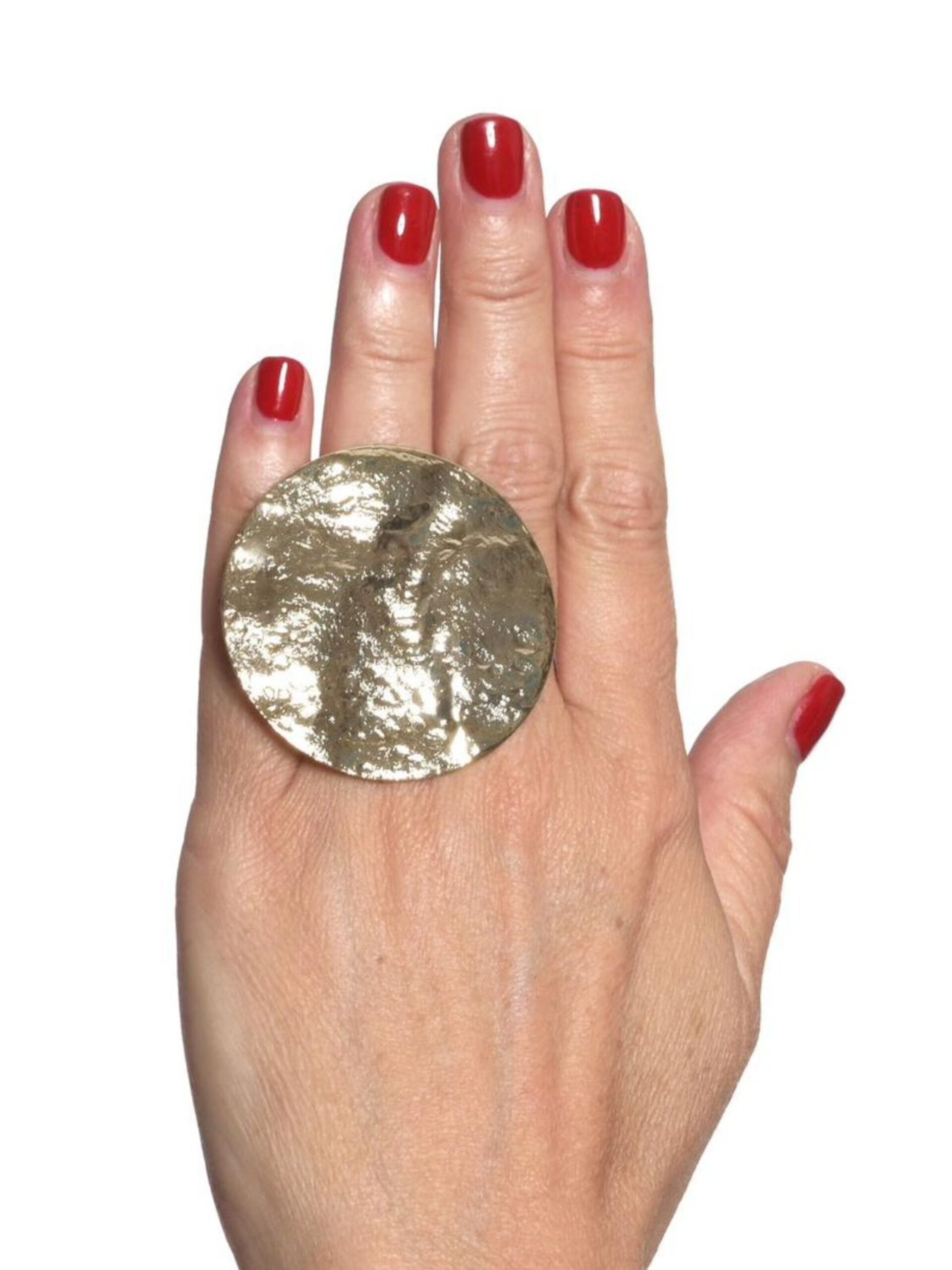 Addicted2 Ring 'Golden sun anello placcato oro' dam