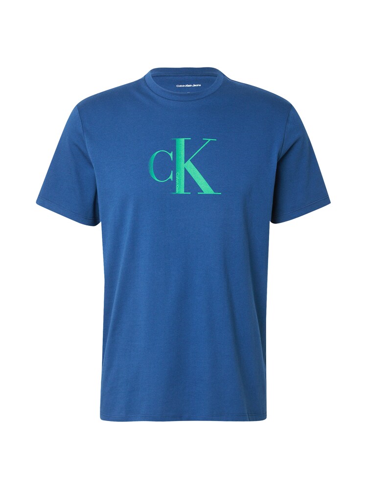 Calvin Klein Jeans T-Shirt Herren Größe M blau / grün