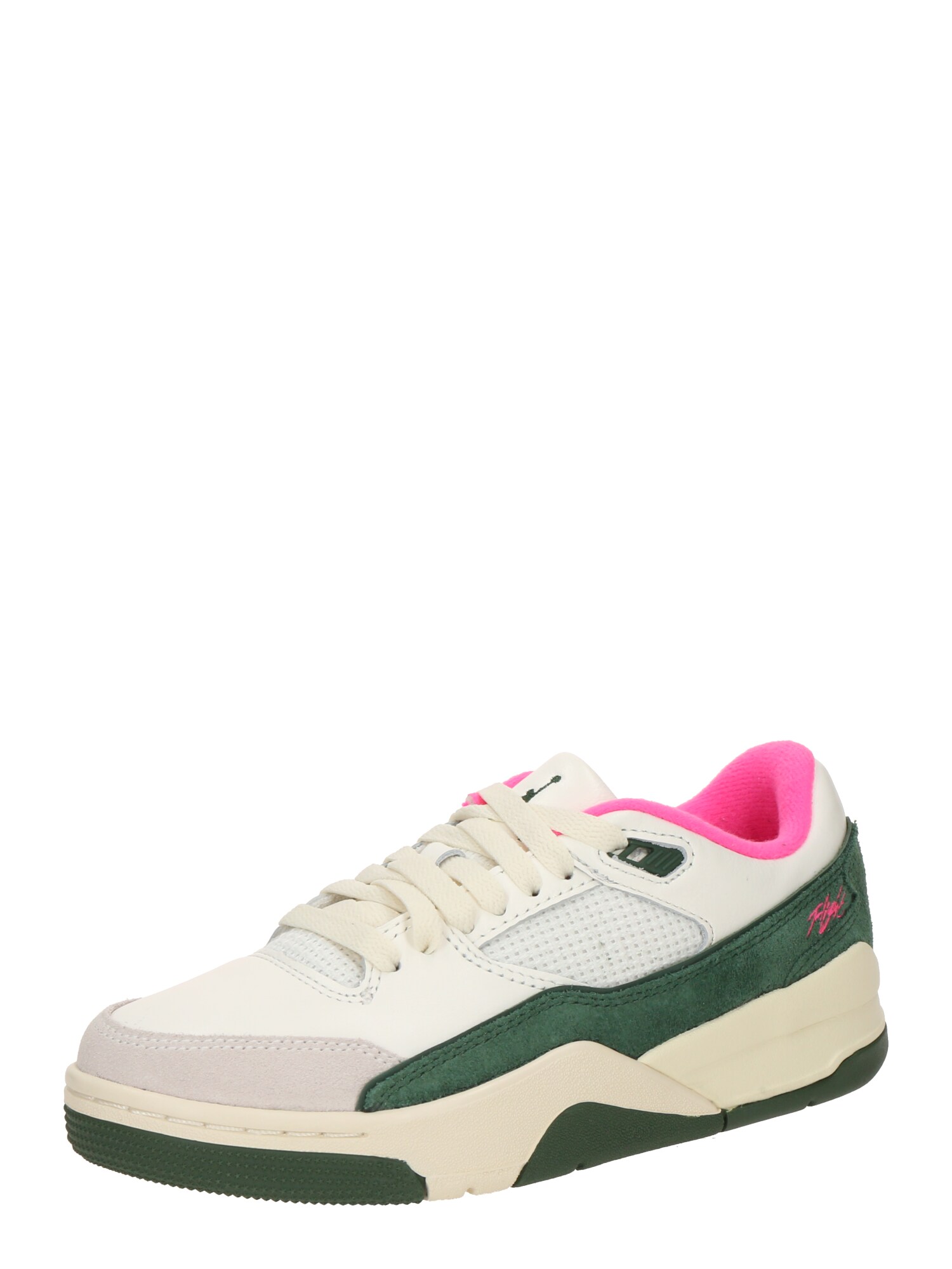 Jordan Sneaker low FLIGHT COURT  crem / verde pin / roz neon