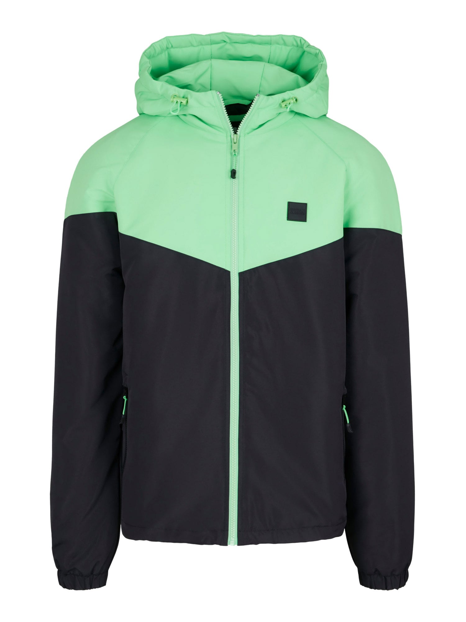 Urban Classics Demisezoninė striukė  žalia / juoda