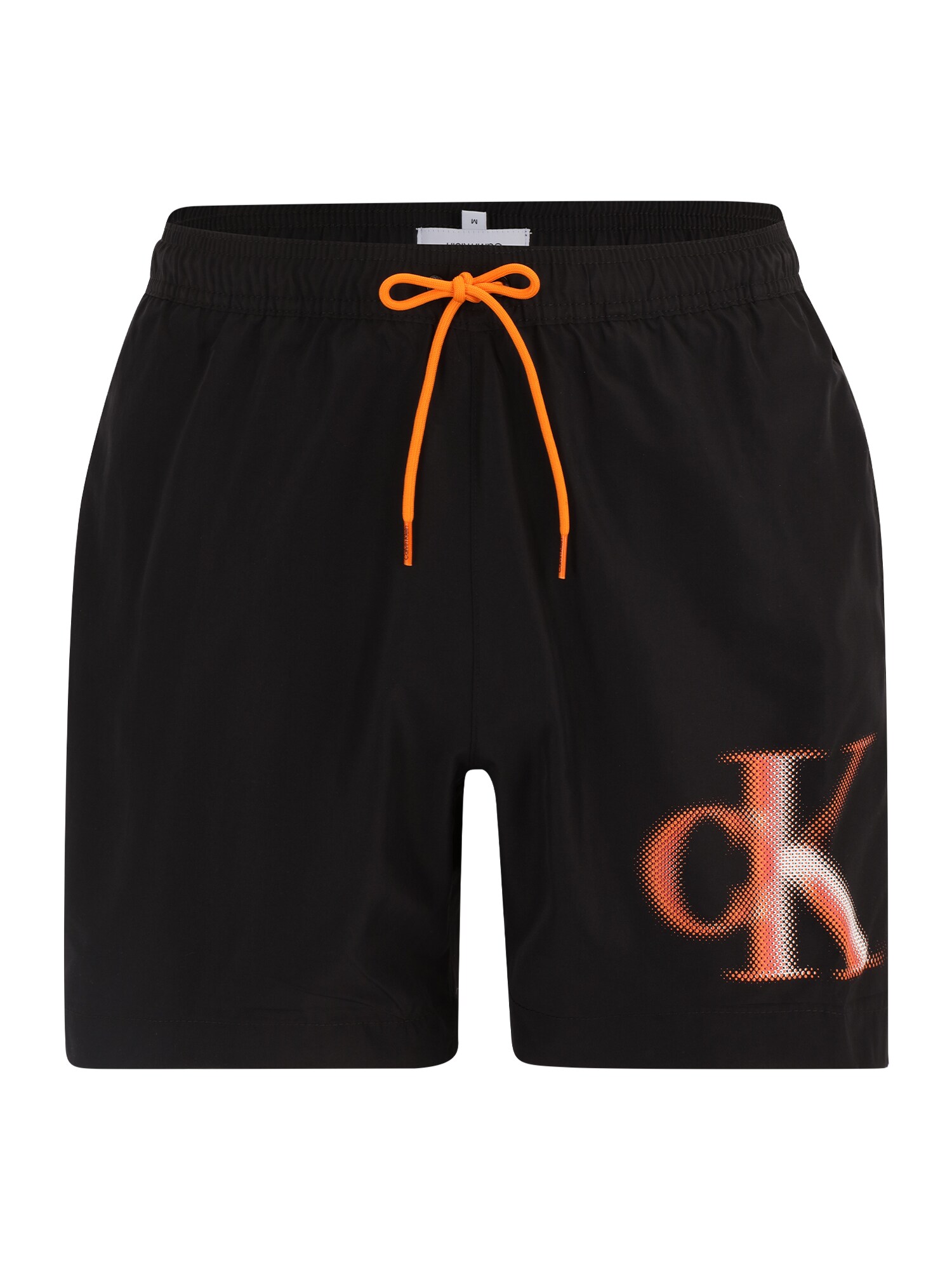 Calvin Klein Swimwear Plavecké šortky  koralová / čierna / biela
