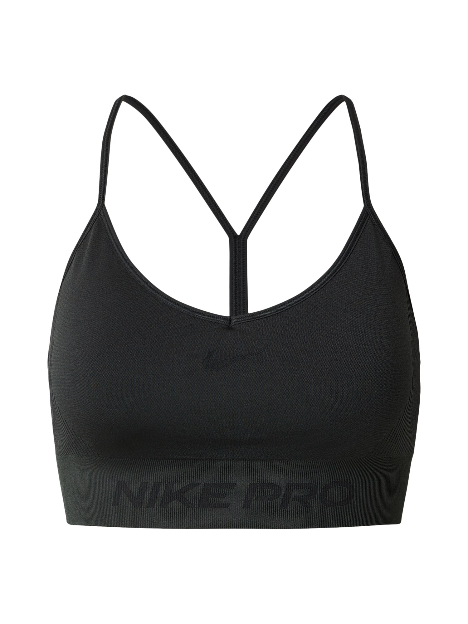 NIKE Sutien sport  gri metalic / negru