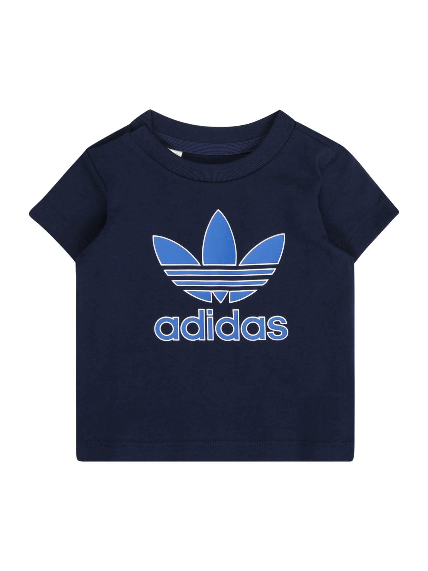 ADIDAS ORIGINALS Póló 'TREFOIL'  világoskék / sötétkék akciós termékkép 1