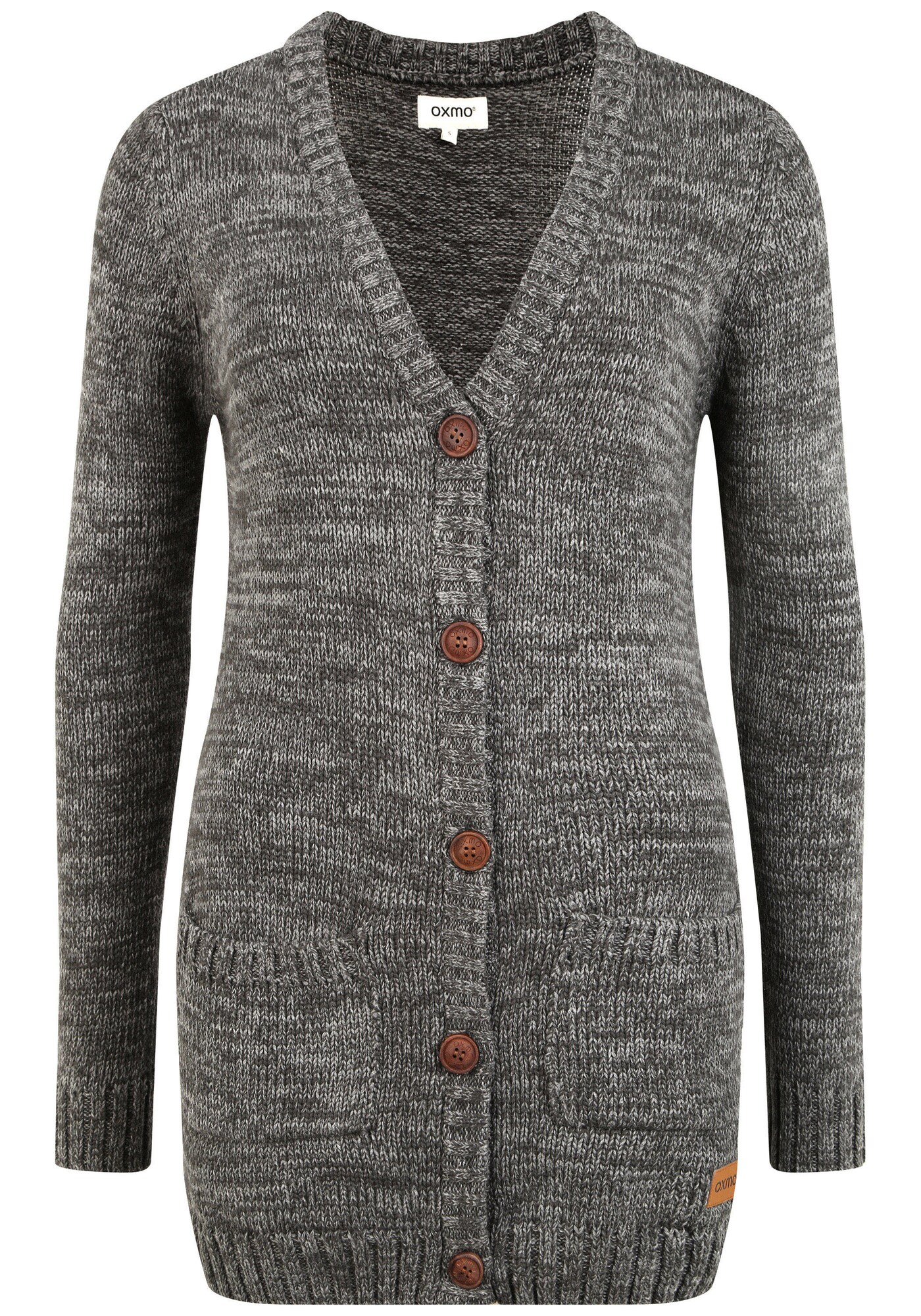 Oxmo Cárdigan 'Philemona'  marrón / gris
