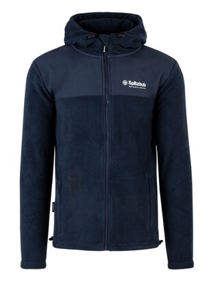 SPITZBUB Fleece jas Blauw / Navy / Wit