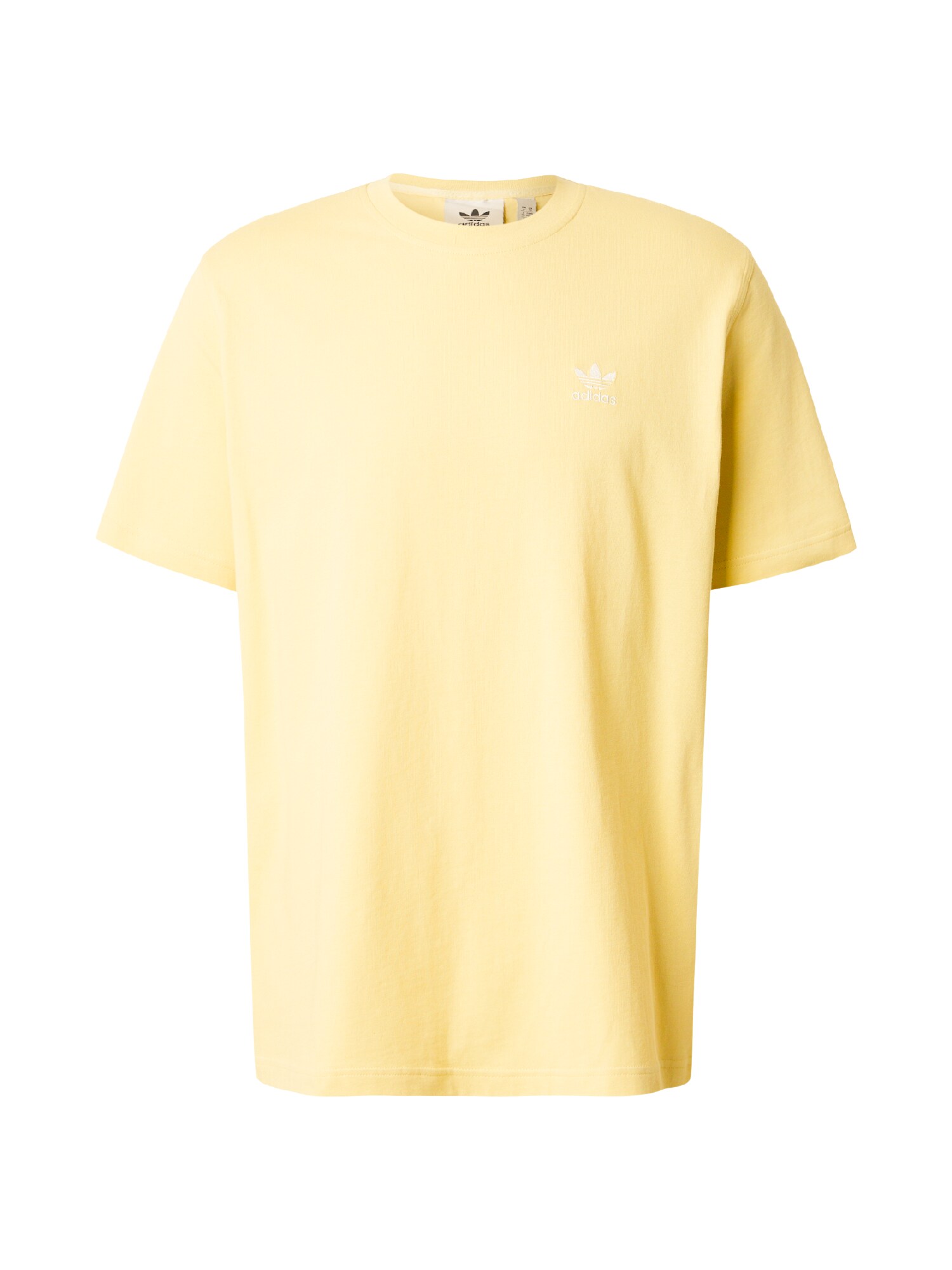 ADIDAS ORIGINALS Tricou ESSENTIAL LOOSE SHORT SLEEVES galben deschis