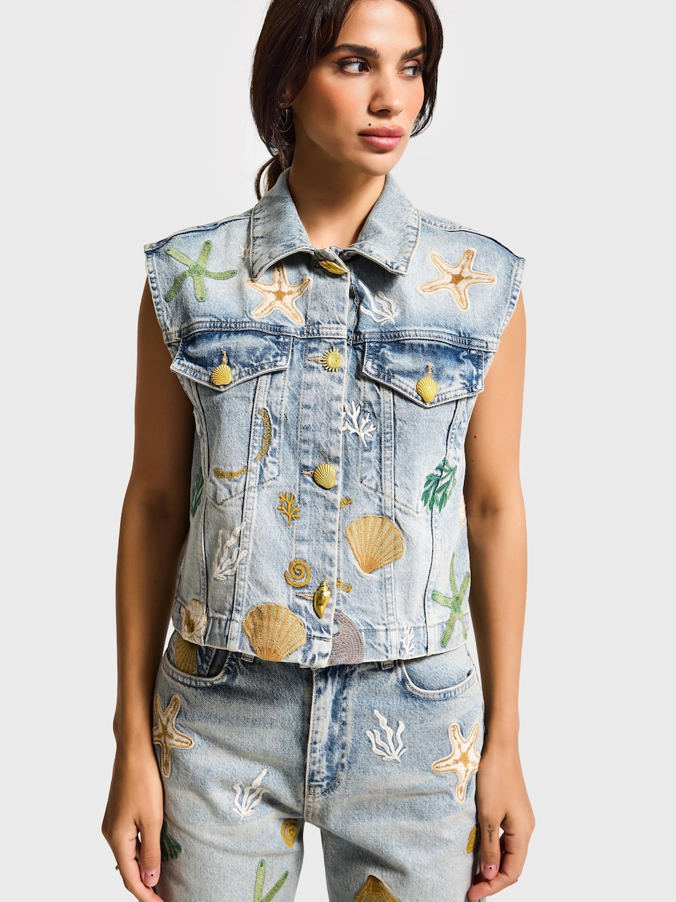 Väst 'DENIM WAISTCOAT'