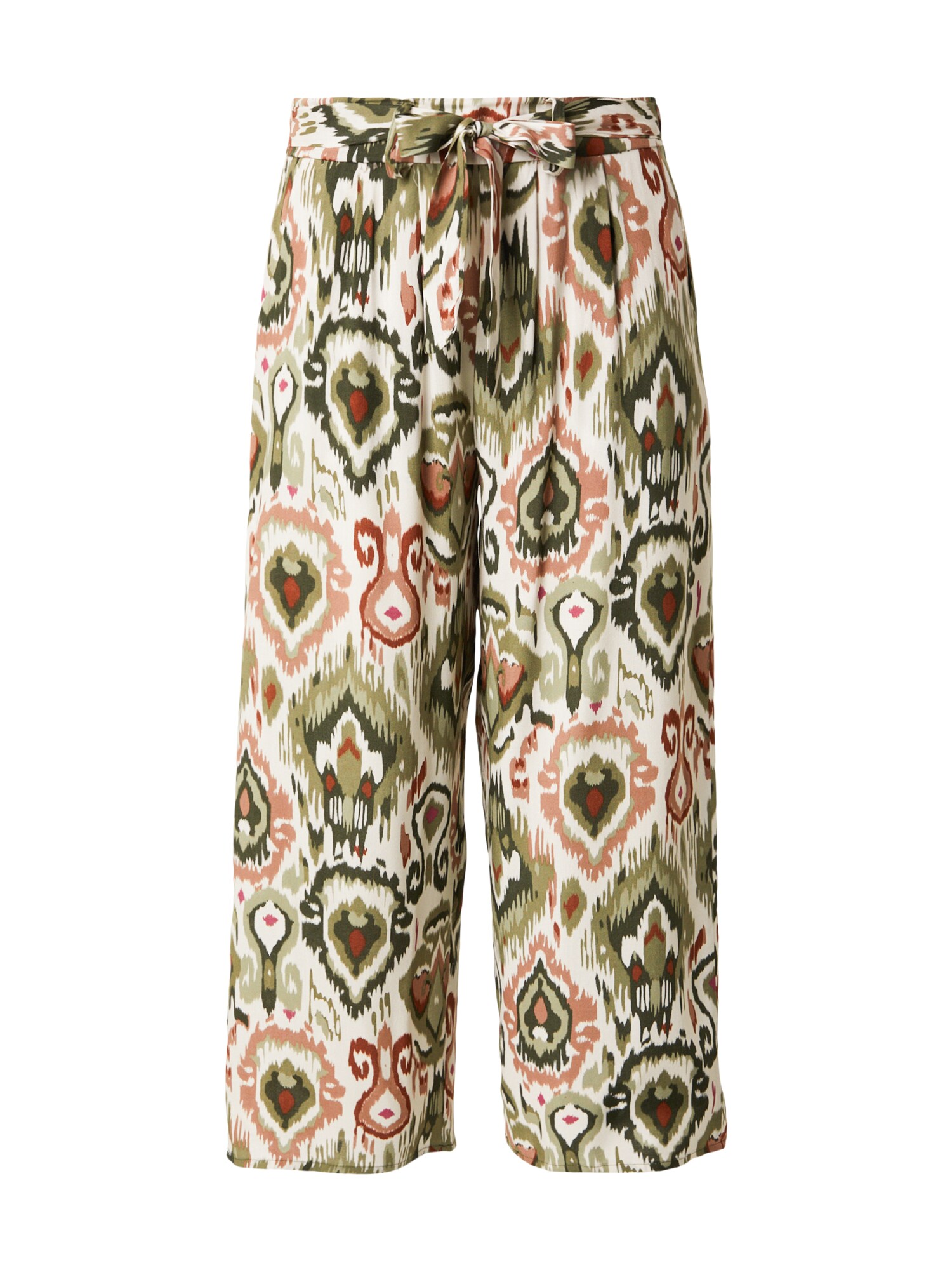 Z-One Pantaloni 'Ci44ra'  maro ruginiu / kaki / roz pal / alb murdar