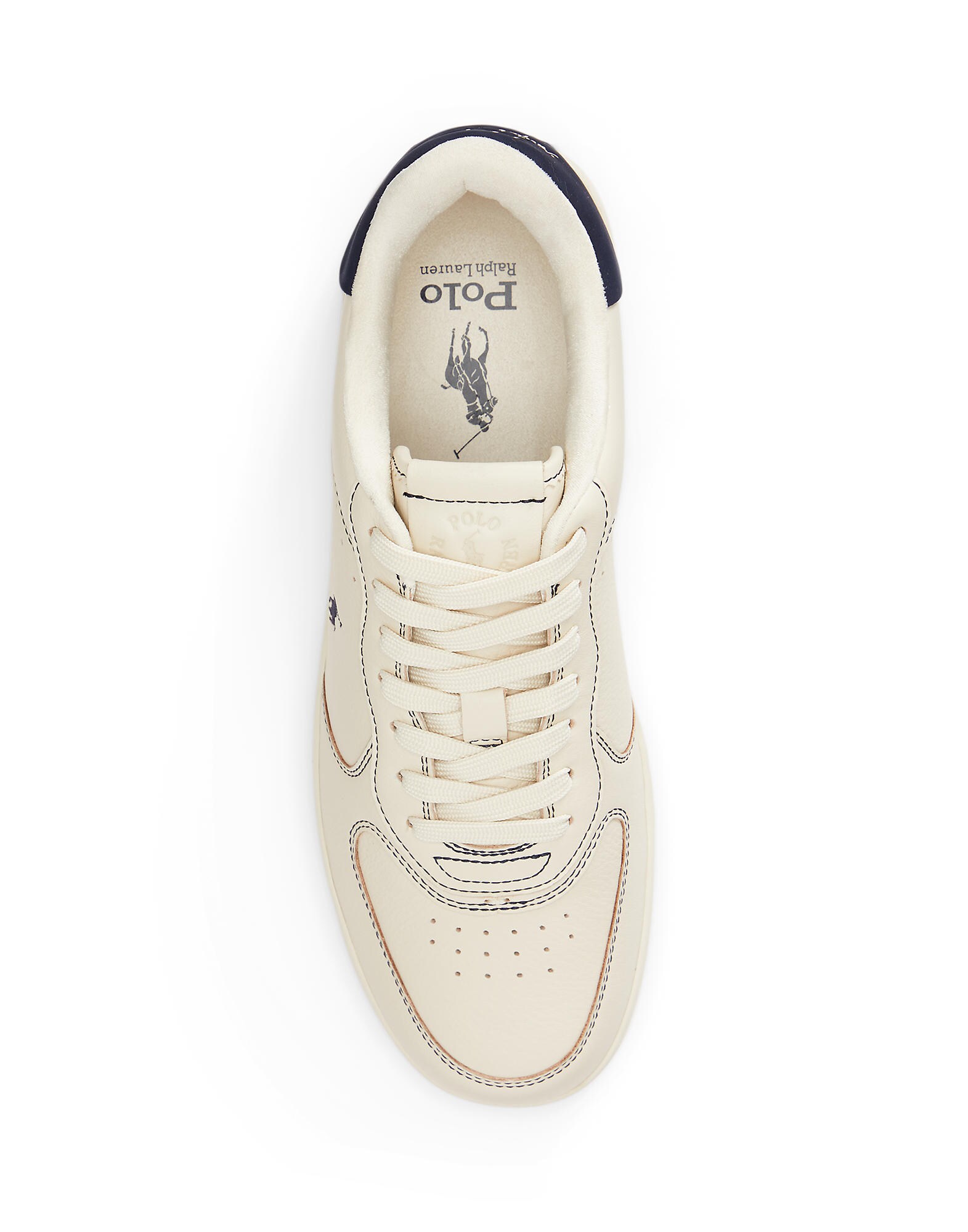 Polo Ralph Lauren Zapatillas deportivas bajas 'MASTERS CRT' ecru / navy – imagen 3