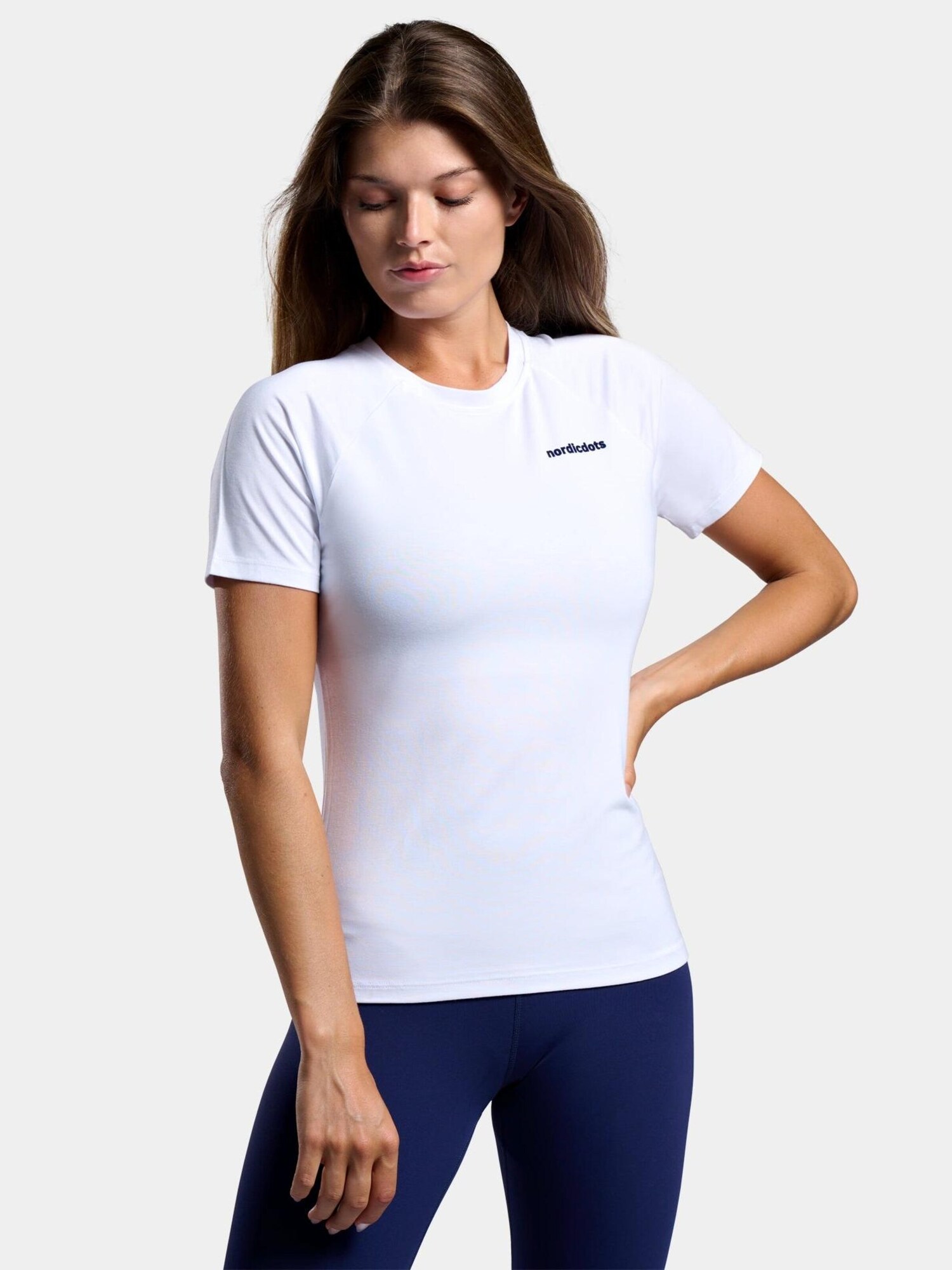 nordicdots Camiseta funcional 'Organic Soft Tee'  blanco