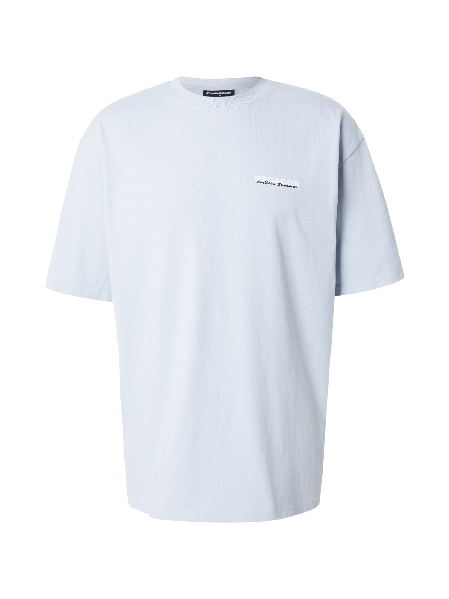 T-shirt 'Torres' ljusblå / svart